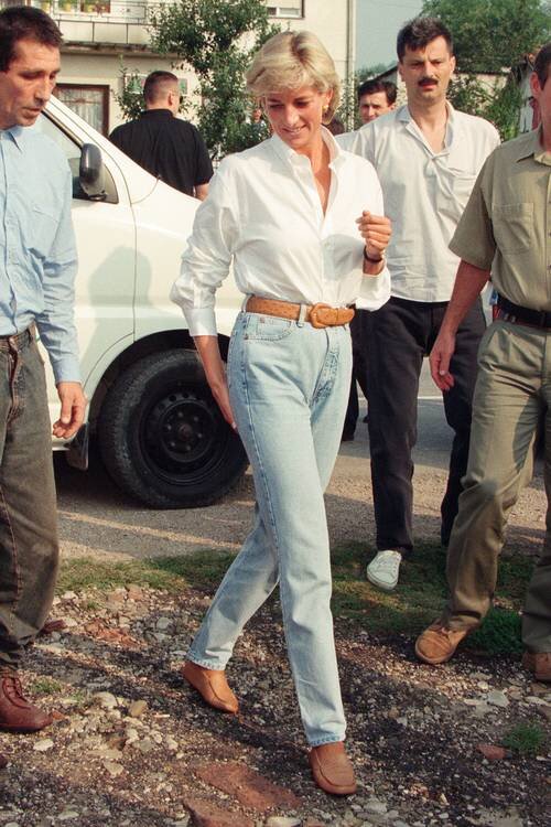 Princess Diana, via Who What Wear UK