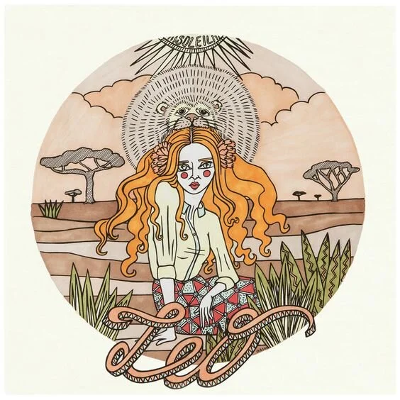 Leo Zodiac Art, Artist Iria Prol