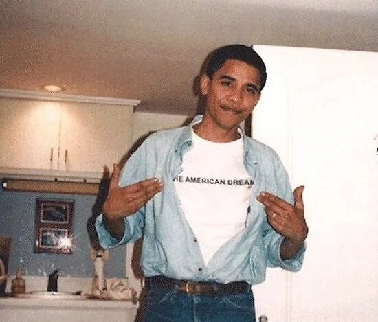 Some big Leo energy from President Obama, photo via Redbubble