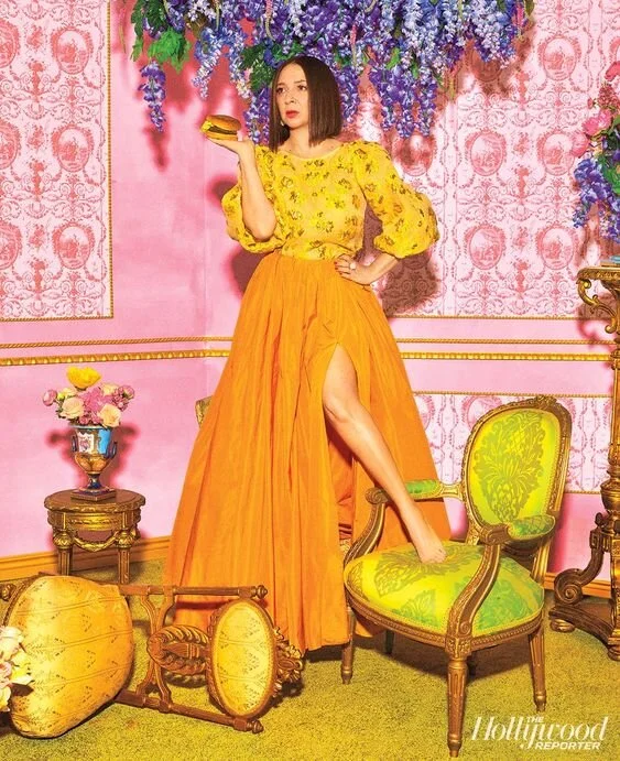 Maya Rudolph, hamming & glamming it up for the camera, via The Hollywood Reporter