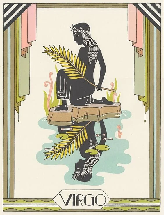 Virgo Zodiac Artwork by Artist animalsleep on Etsy.