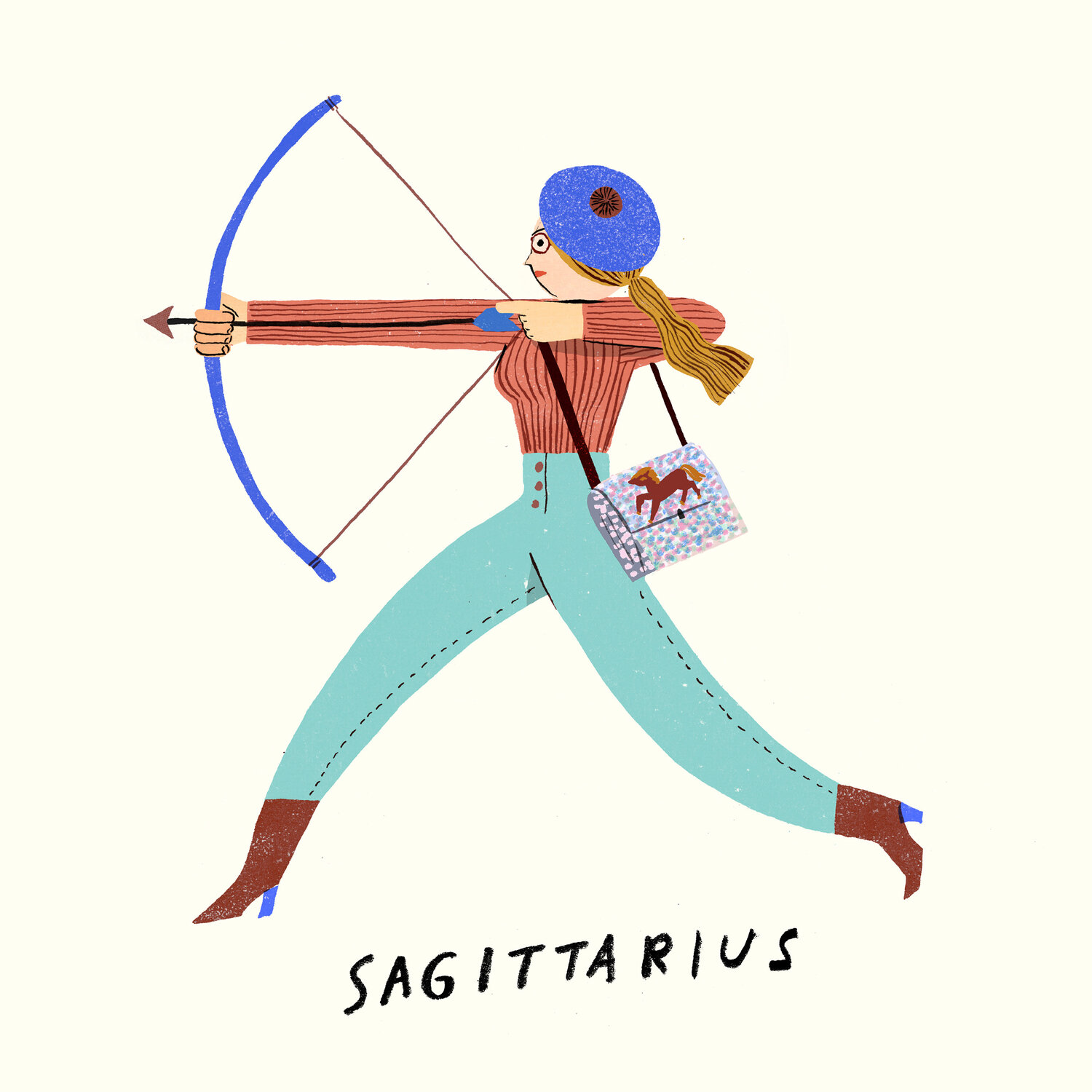 Sagittarius artwork by Yeji Yun on behance via pinterest.