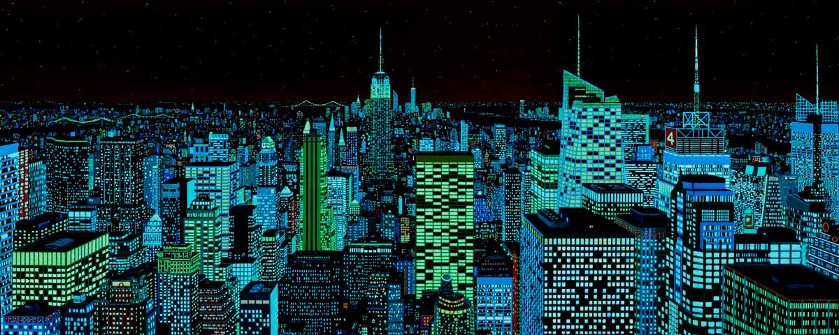painting after five minutes in total darkness