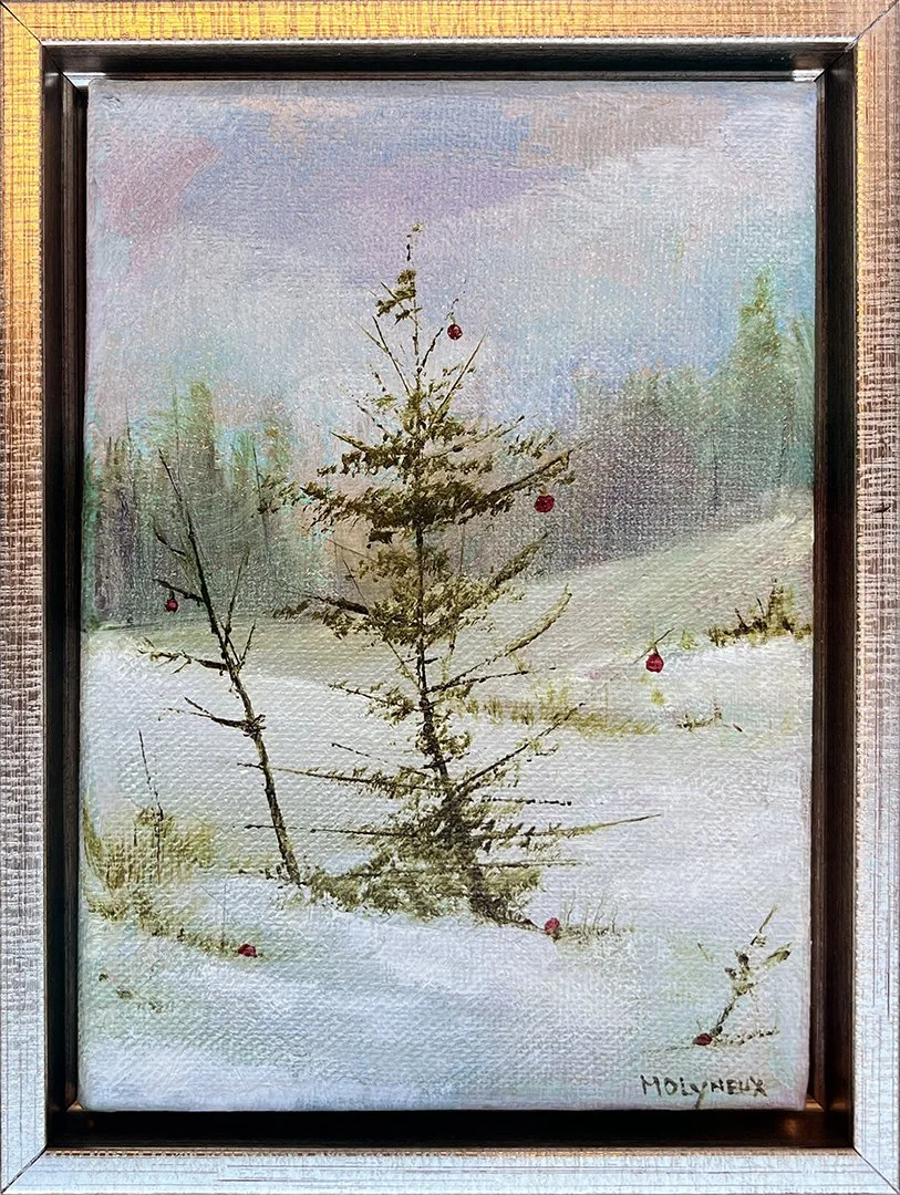 Lisa Molyneux "Fixer Upper", Oil on Canes, 7 x 5 inches, $320