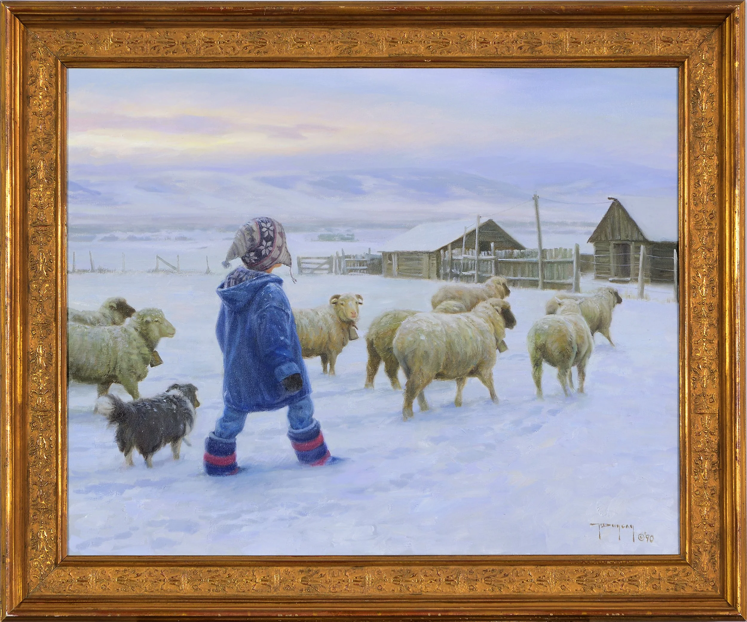 Robert Duncan "Snow on the Way" 1990