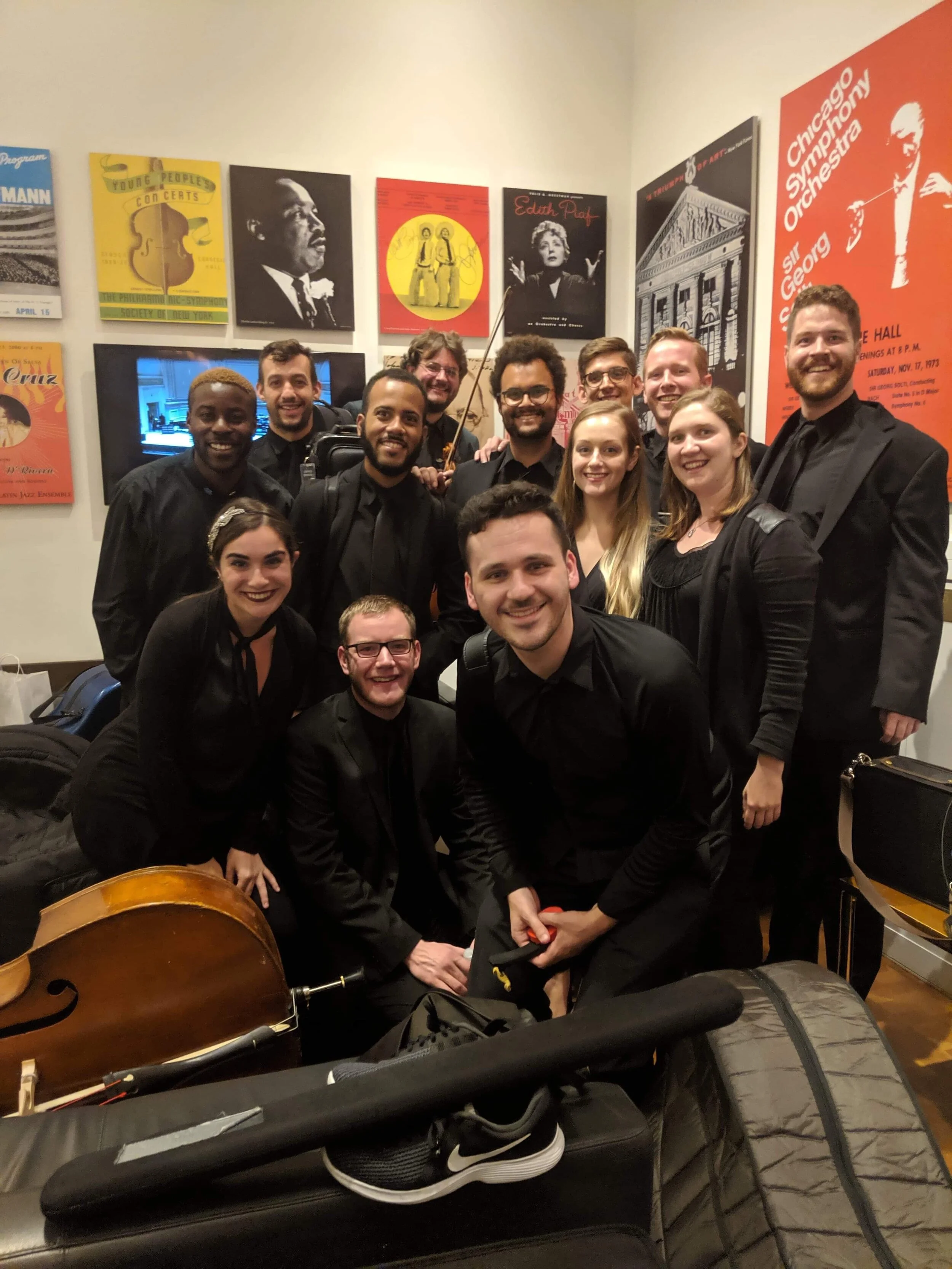Backstage at Carnegie Hall