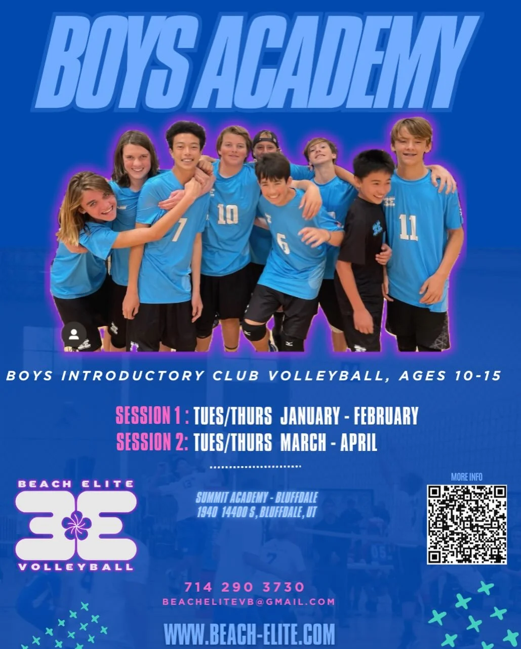 💥 BEACH ELITE BOYS ACADEMY 💥

This season was our first year running a boys volleyball program, and we are incredibly proud of how far our athletes have come. 🏐💙
We are proud to now be recognized as one of Utah&rsquo;s top 16s boys teams, with mu