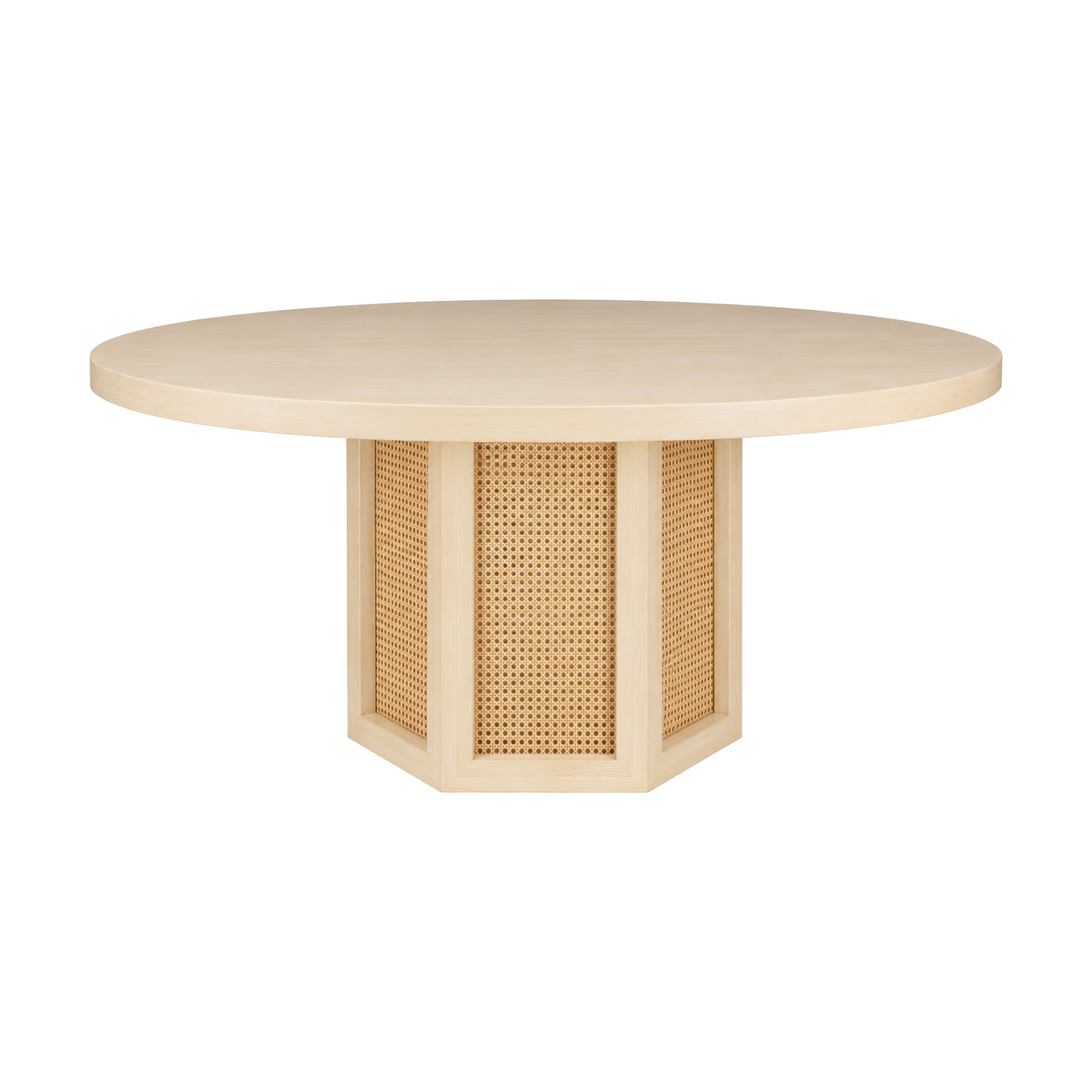 mesa redonda miel bejuco 1.80 / 2.00 m