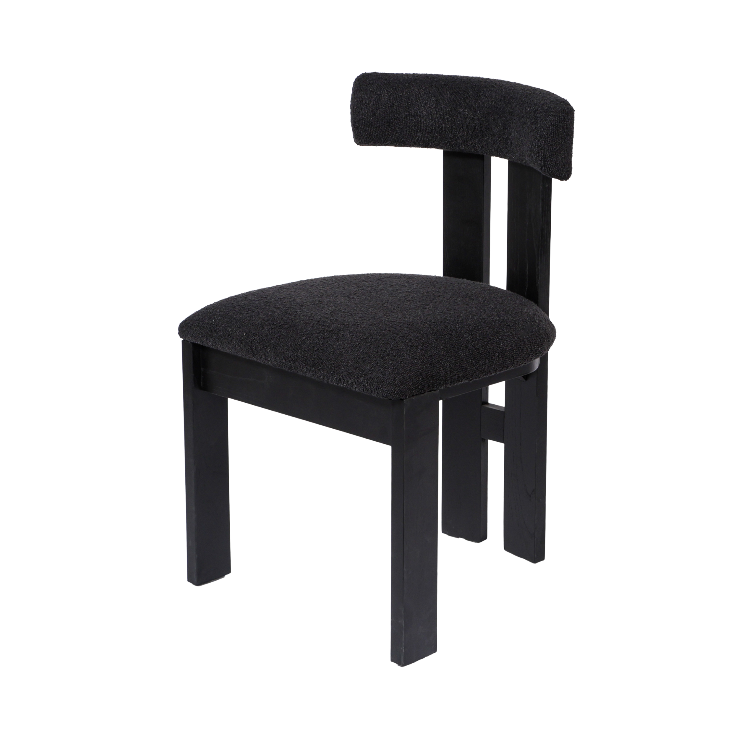 silla porto negra tapicería negra (nueva)