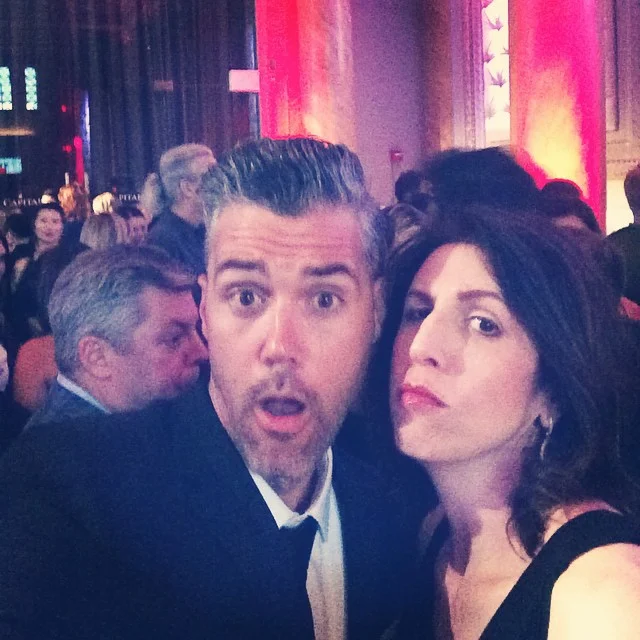 Stirring up trouble with good-looking devil @jackjohnperry at last night's Moth Ball. @mothstories #mothball #mothstories #mothball2015