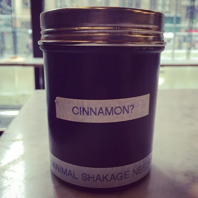 Hey @gregs_39th, I think that question mark belongs after the second word on the line below. :) #puttingthesinincinnamon #creativewriting #coffee #nyc #writing #nyccoffee #cinnamon @gregoryscoffee