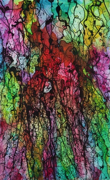 Secret 1, Acrylic on canvas, 36x48, 2014 (SOLD)