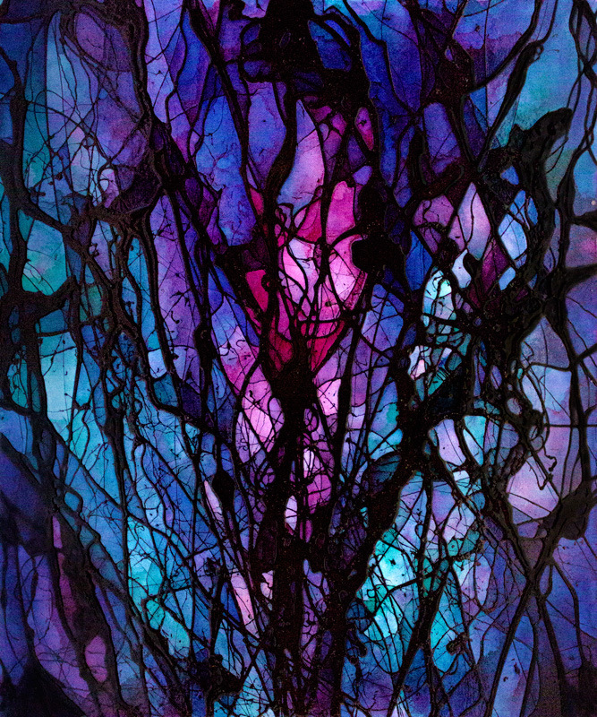 Rilke 7, Acrylic on canvas, 20x24, 2015 (SOLD)