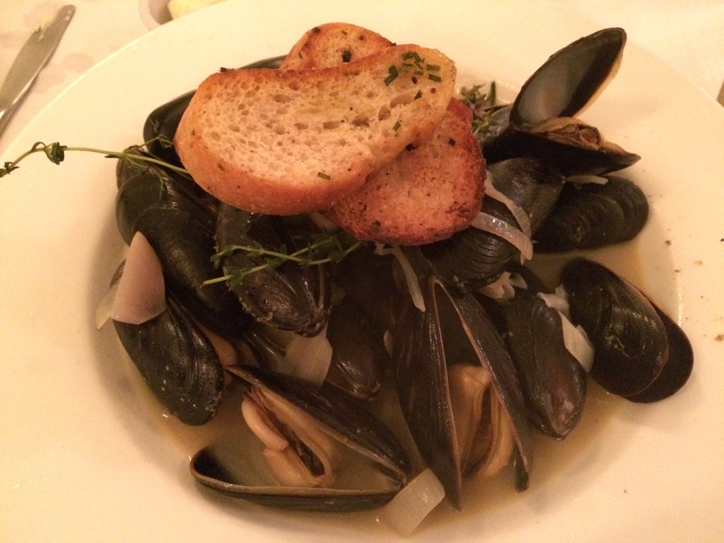 mussels mariniere
