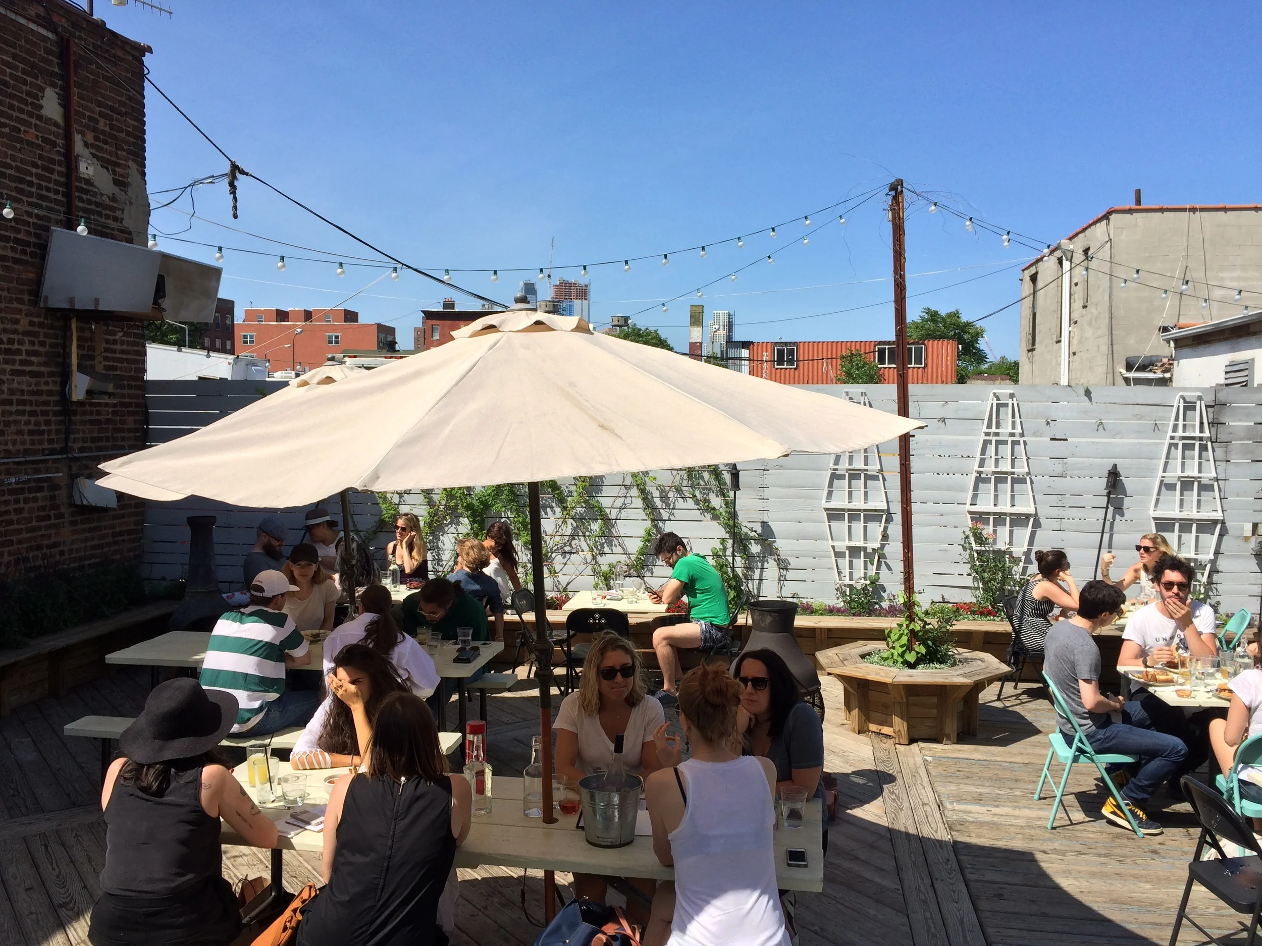 back deck at lavender lake