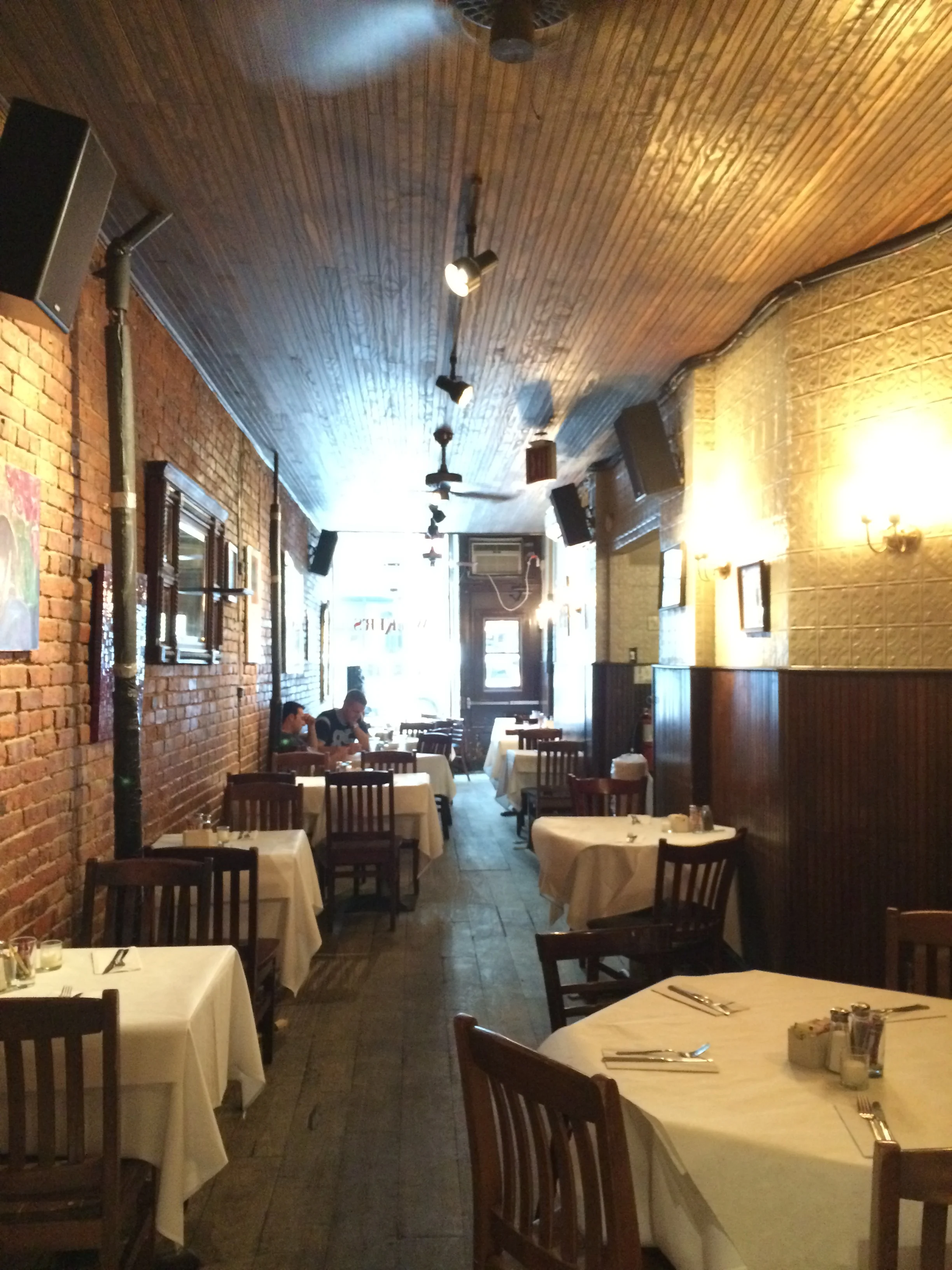 back dining room at walker's