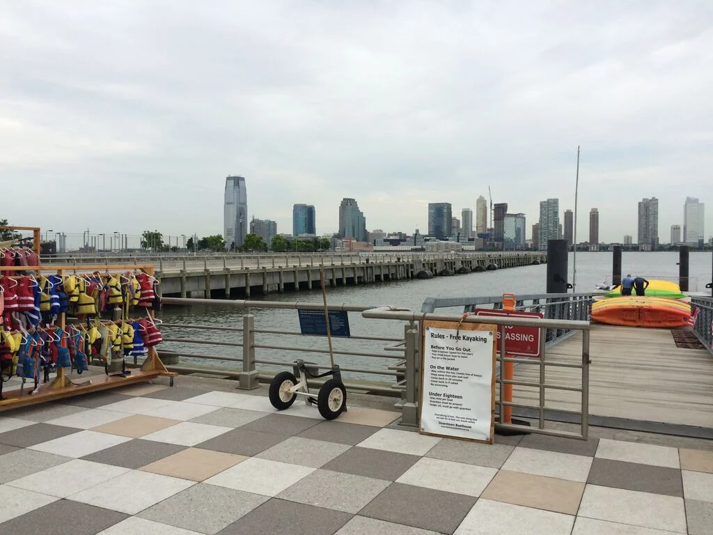 kayaks at the downtown boathouse, pier 26