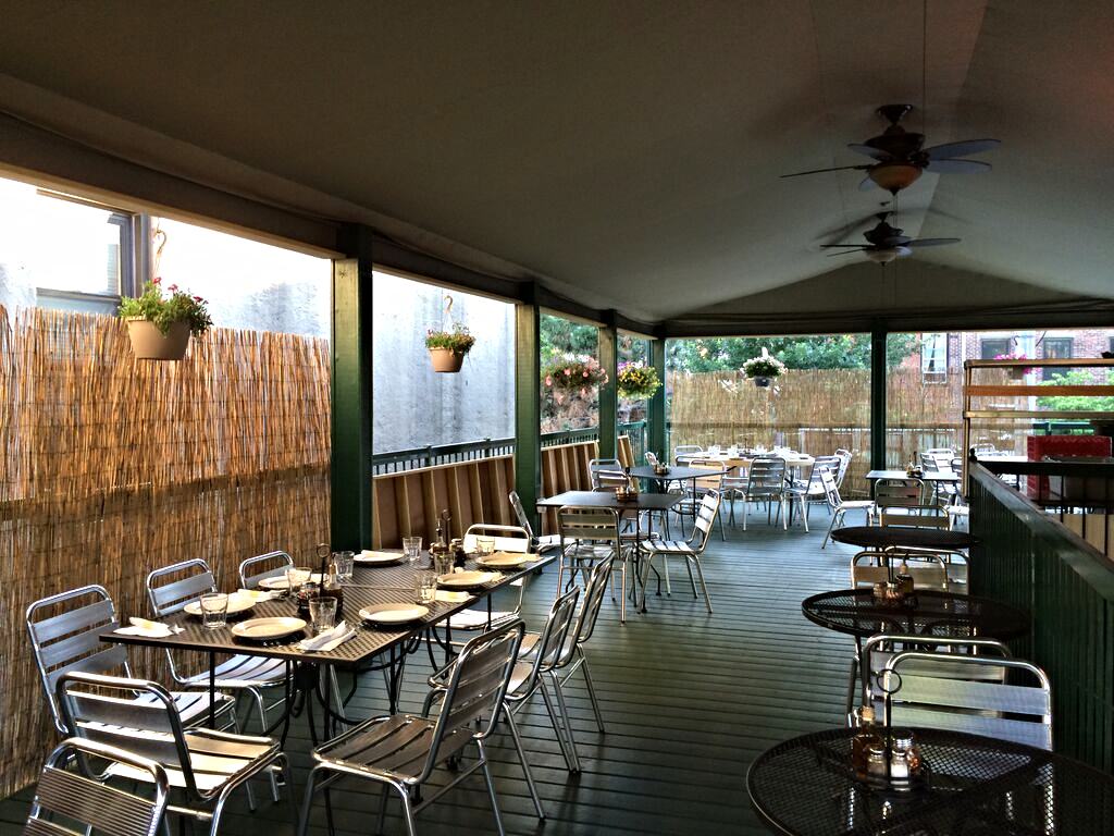 rooftop dining at graziella's