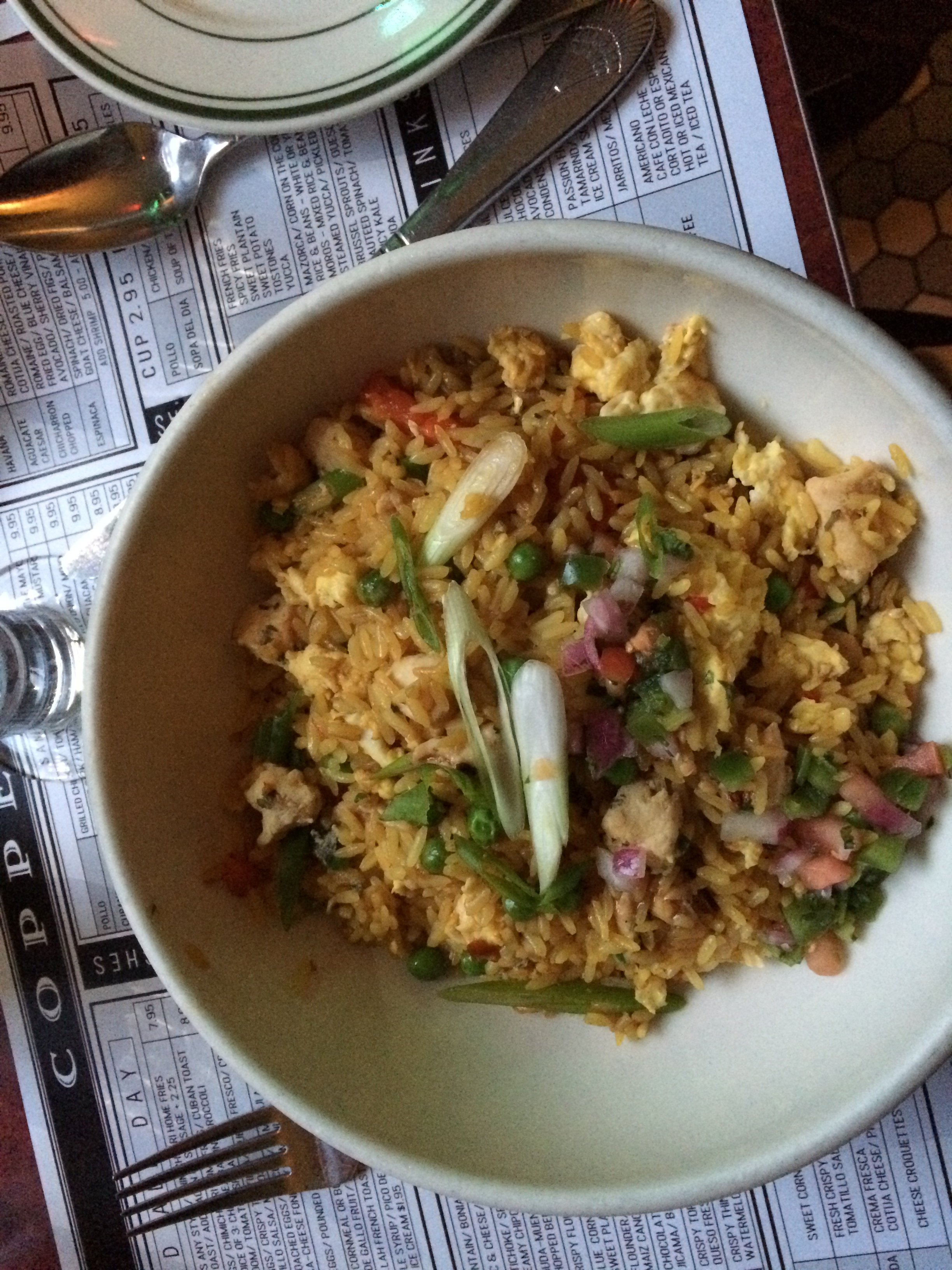 Arroz con pollo at coppelia