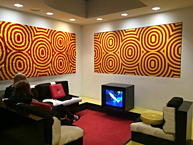 Jim Isermann,&nbsp;TV Lounge, 1988, at the museum of the moving image