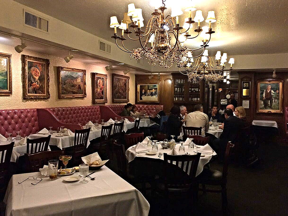 front dining room at forlini's