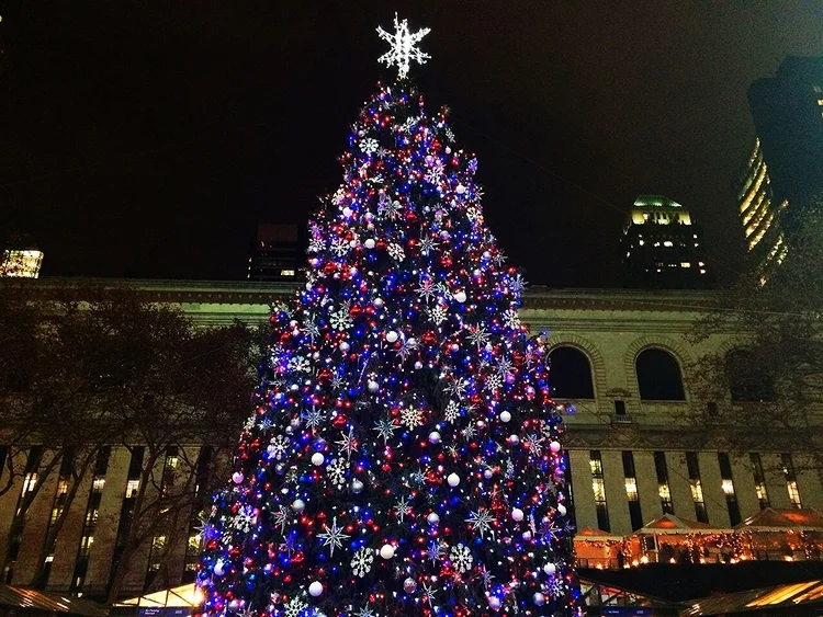 The tree at Bryant Park