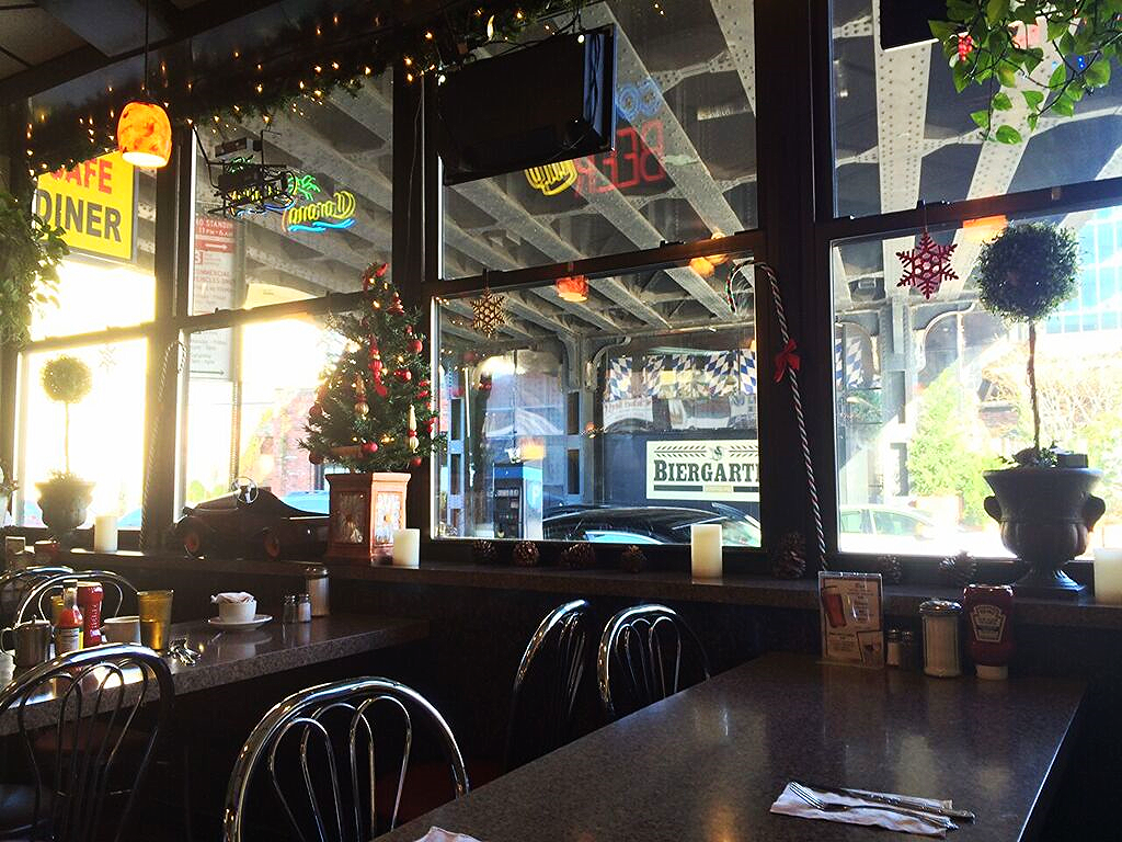 inside hector's during the holidays