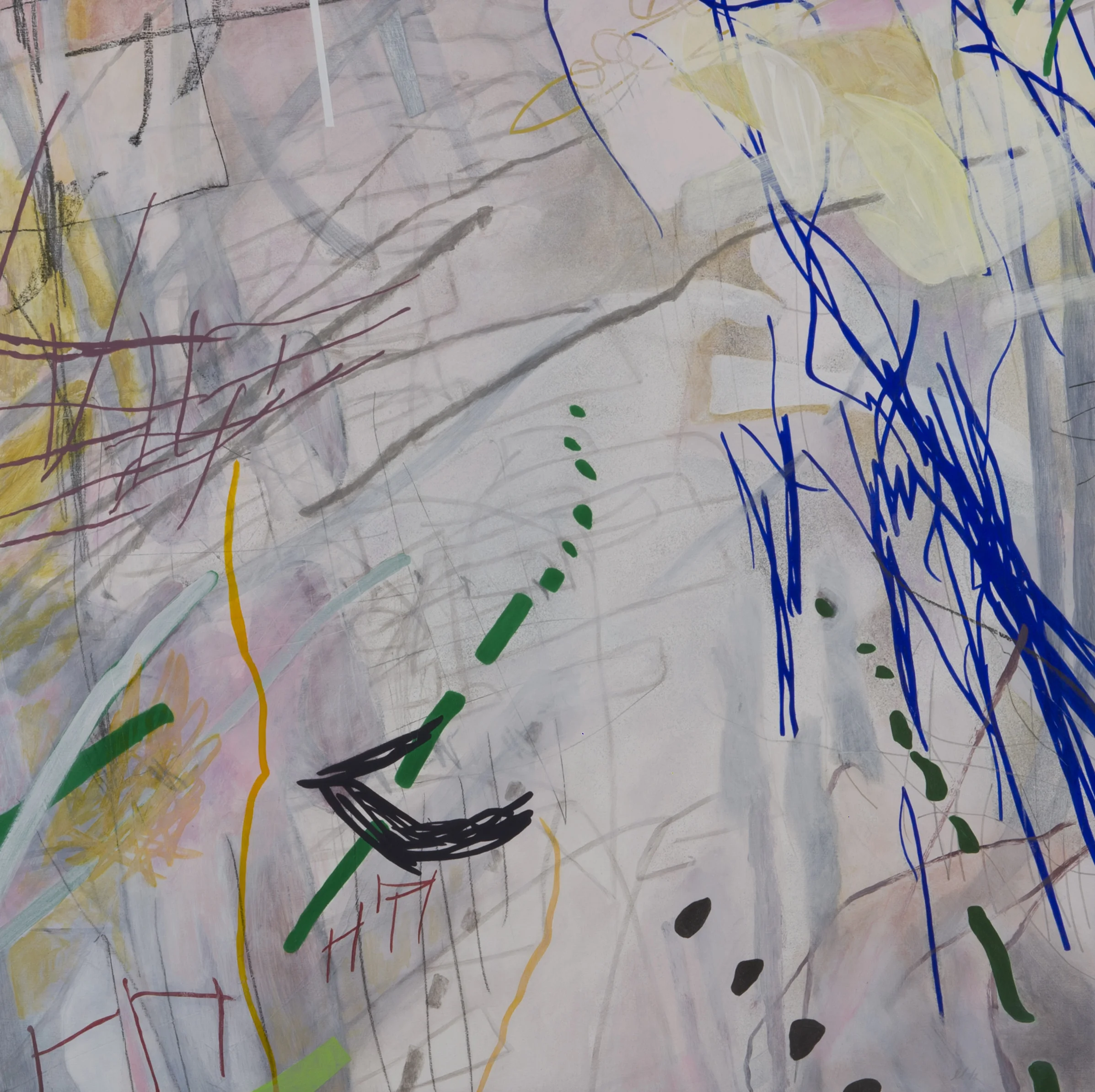 Departure(green dashes)