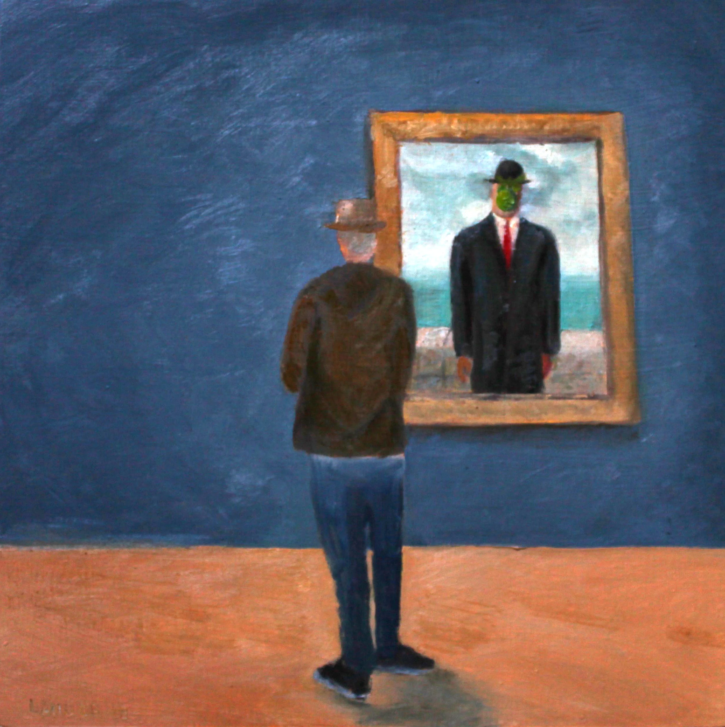Man Meets Magritte's 'Son of Man'