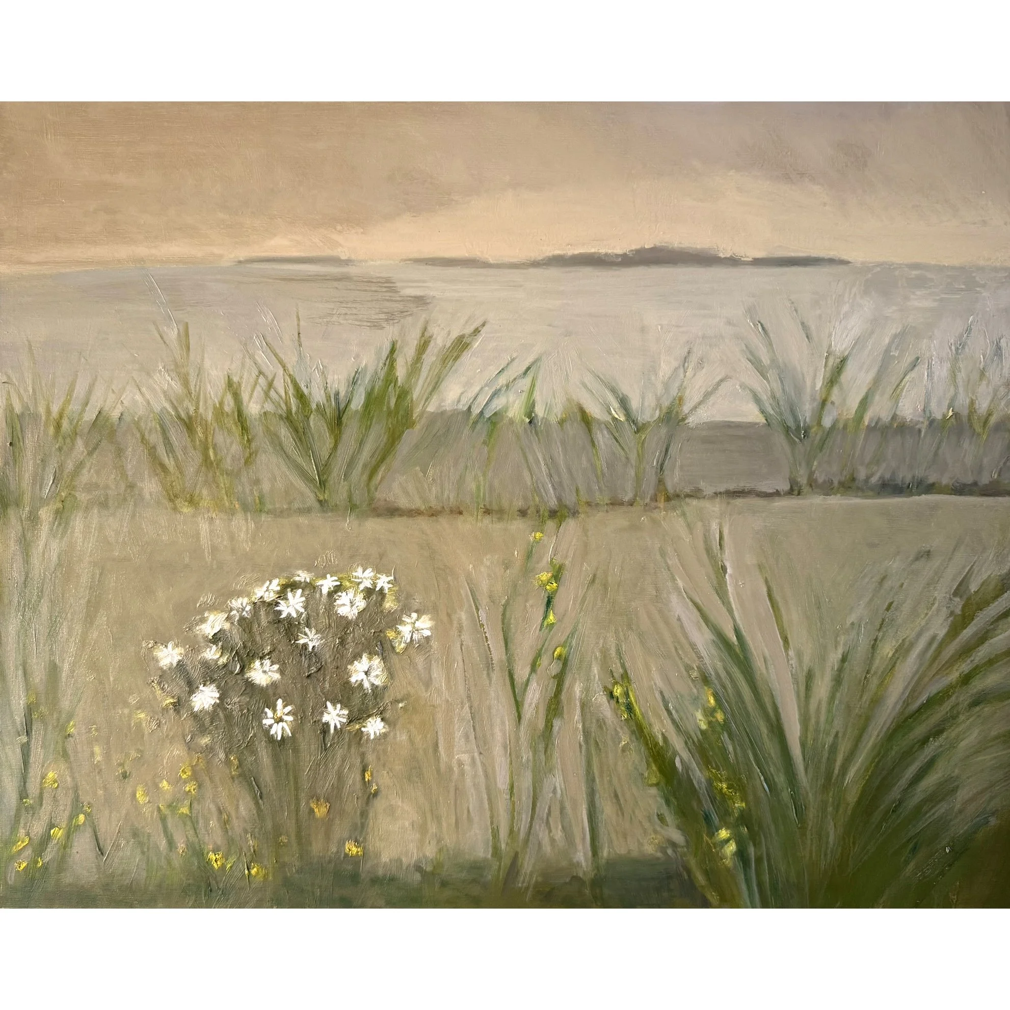 Summer Fog Oil on Wood 20”X16”