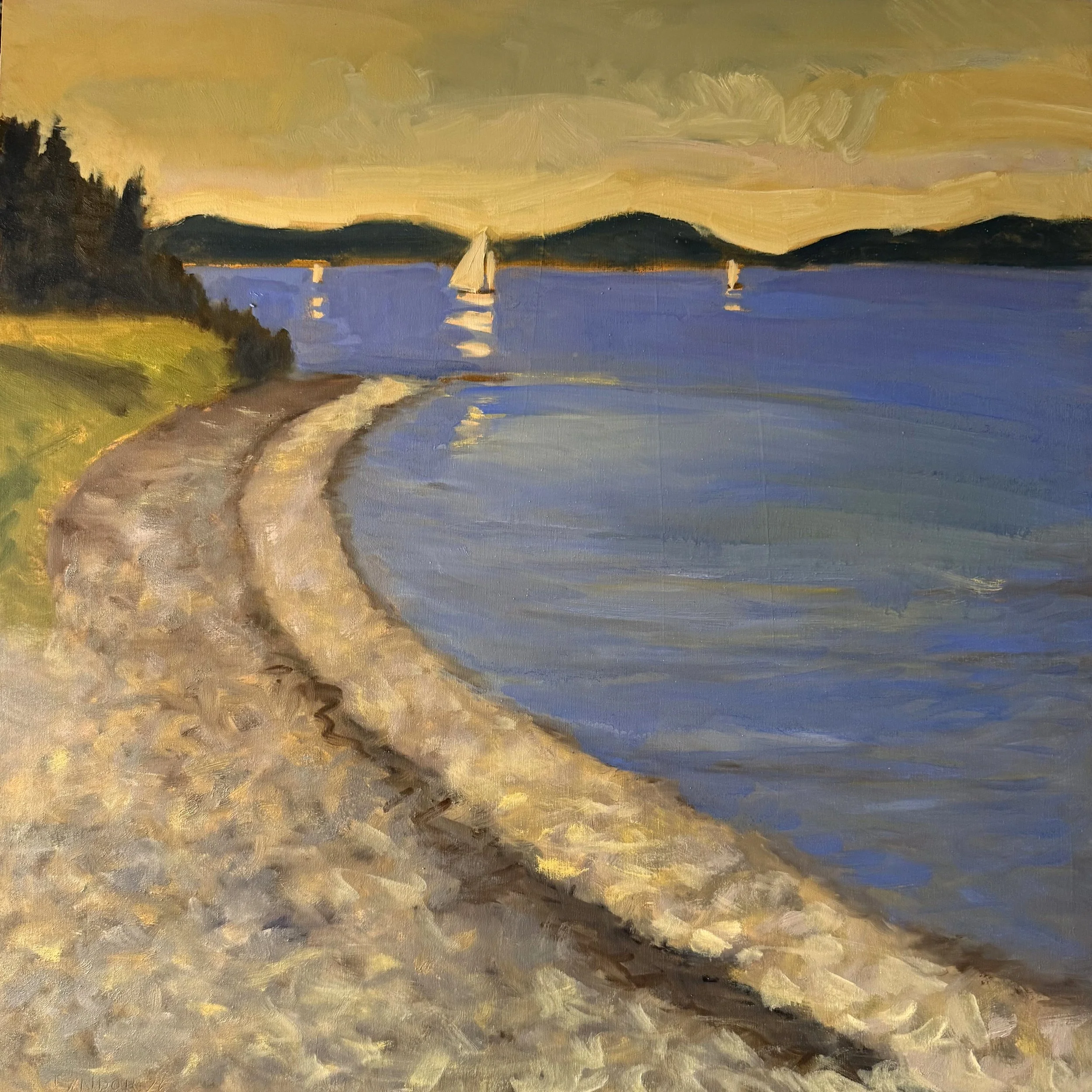  Summer in Full Swing  Oil on Wood  20”X20” 