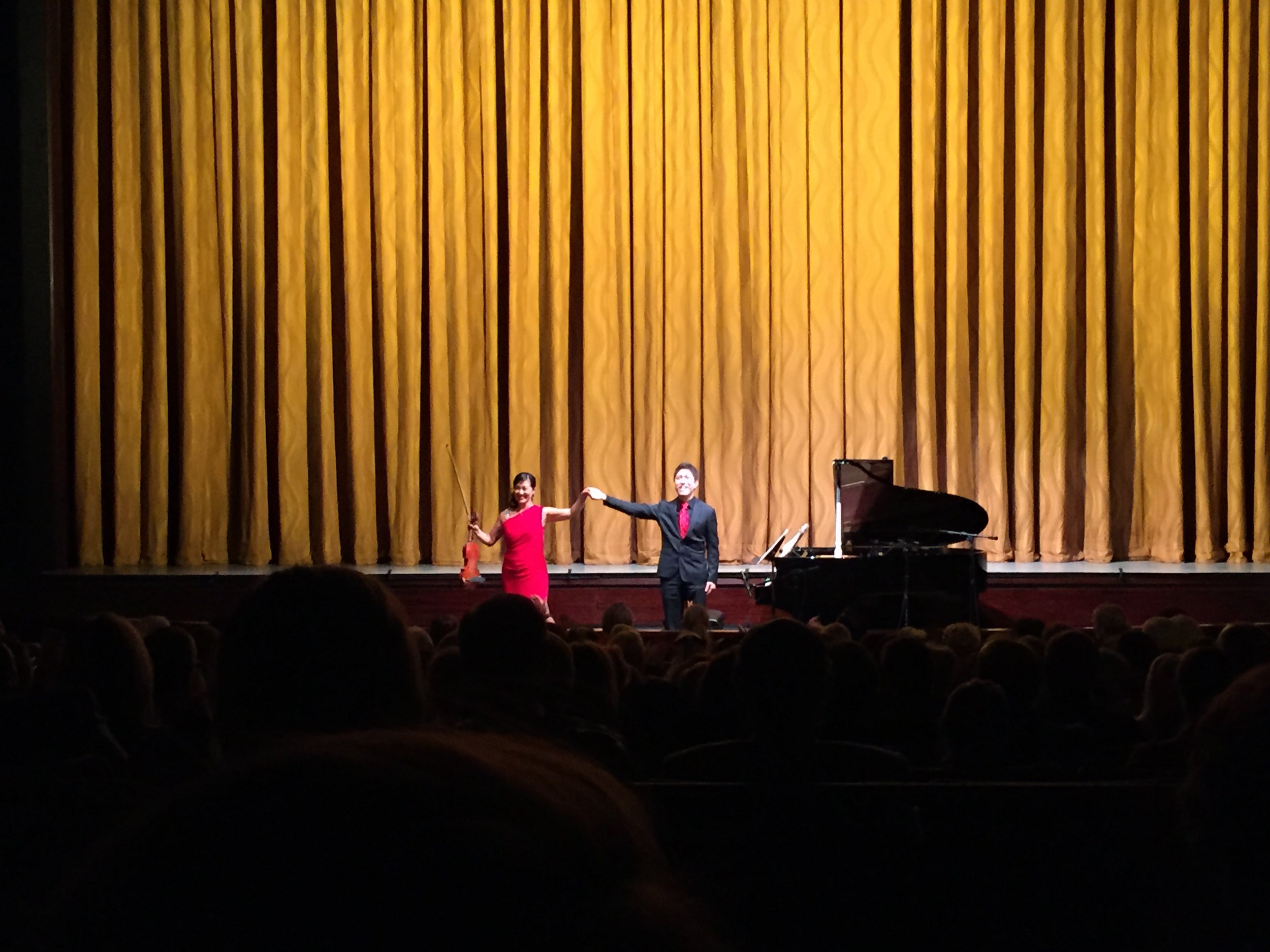 Machiko Ozawa and Ryo Yanagitani performed at Kennedy Center's Eisenhower Theatre in Oct, 2015