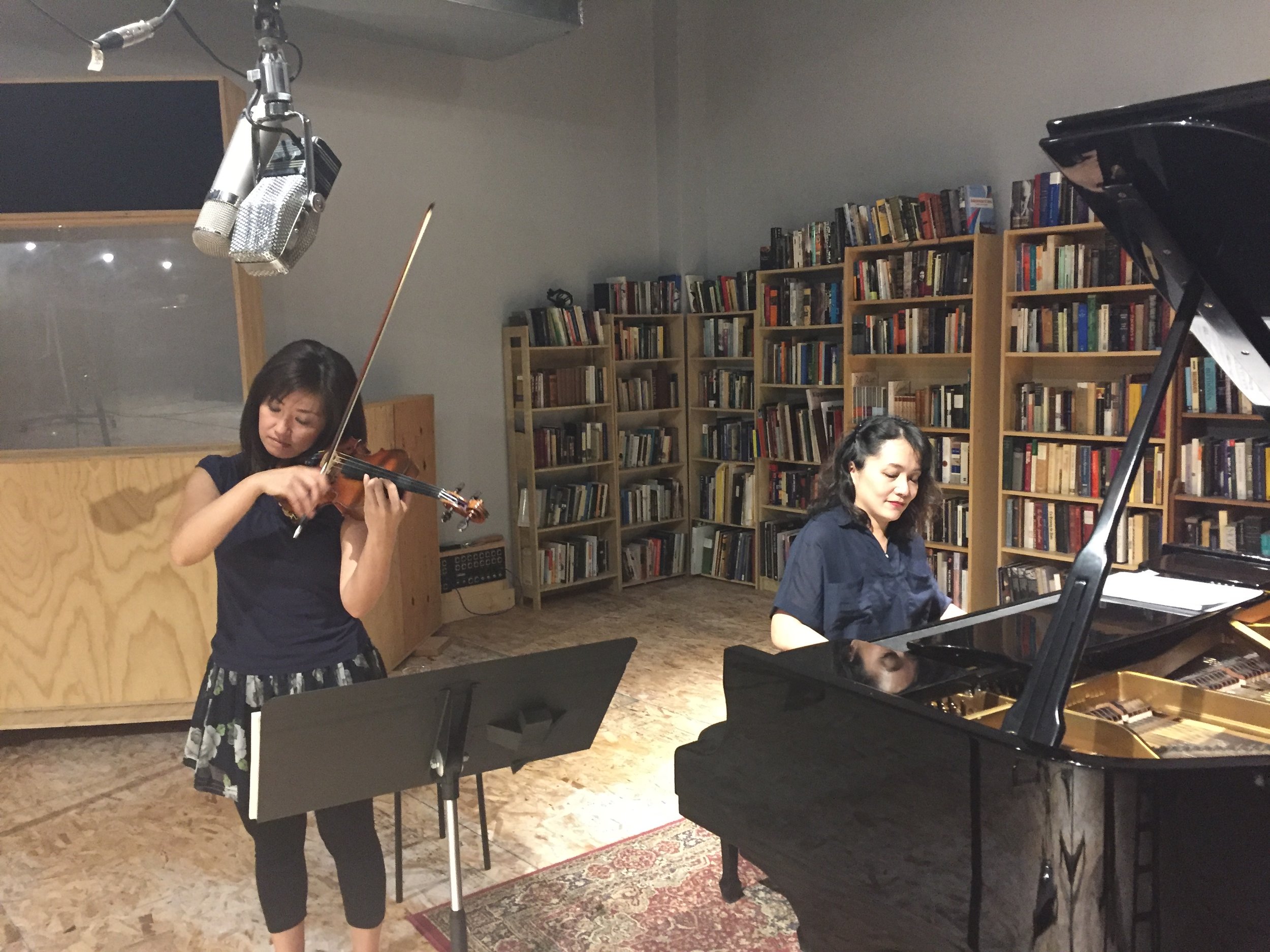 recording session with Ayako Shirasaki in Aug, 2016