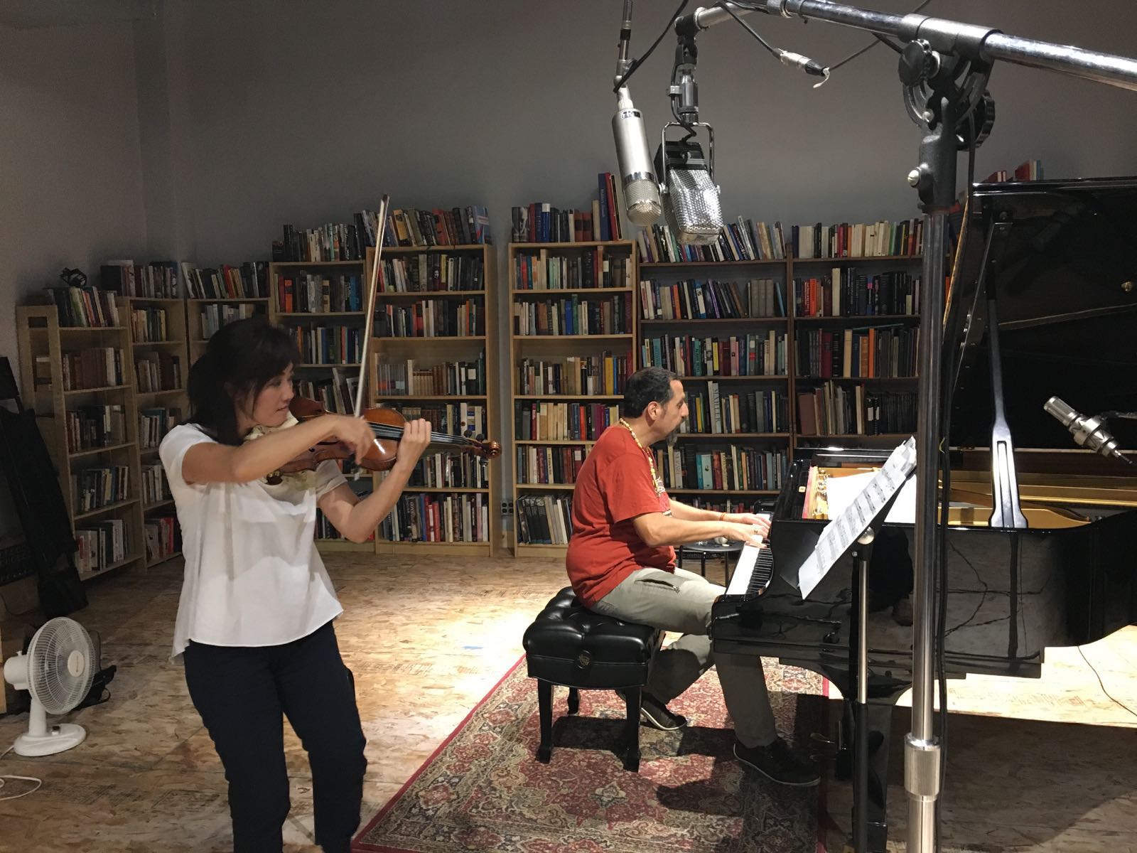 recording session with Alon Yavnai in Sep, 2016