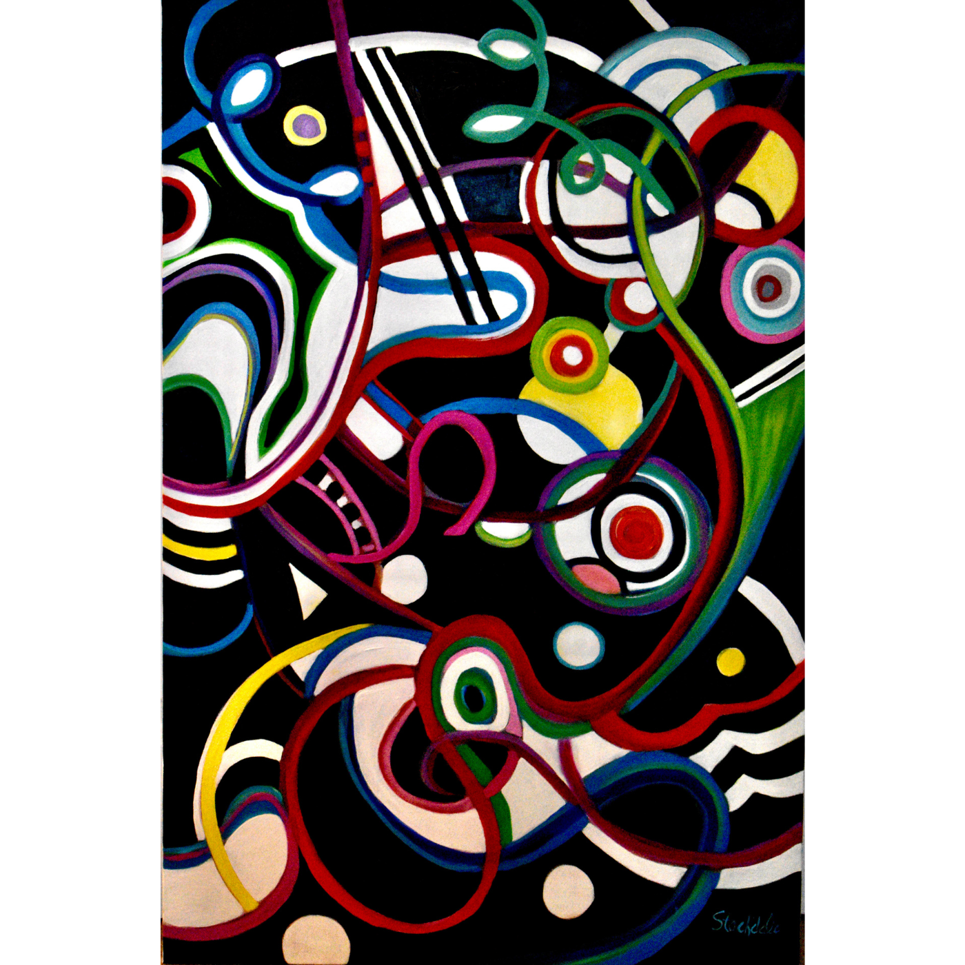 Atomic Love 36x24 Oil