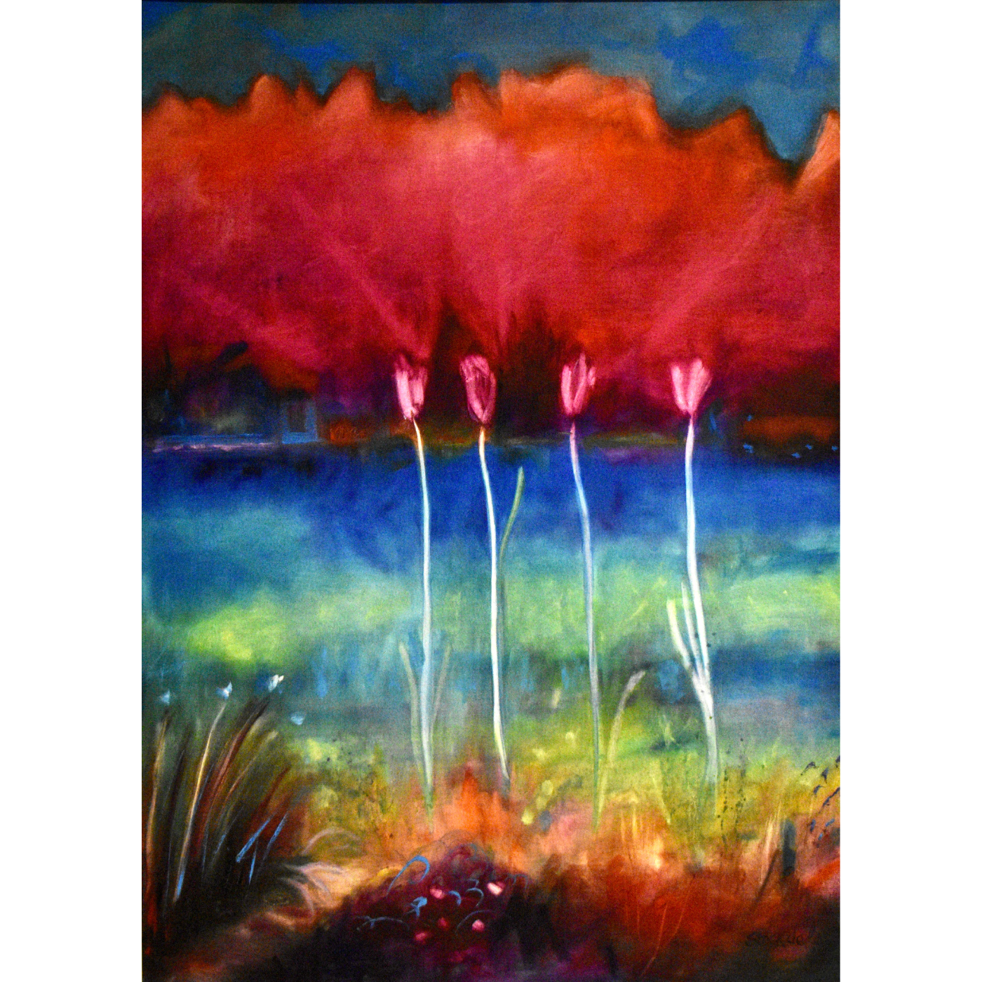 The Four Agreements 40x30 Oil