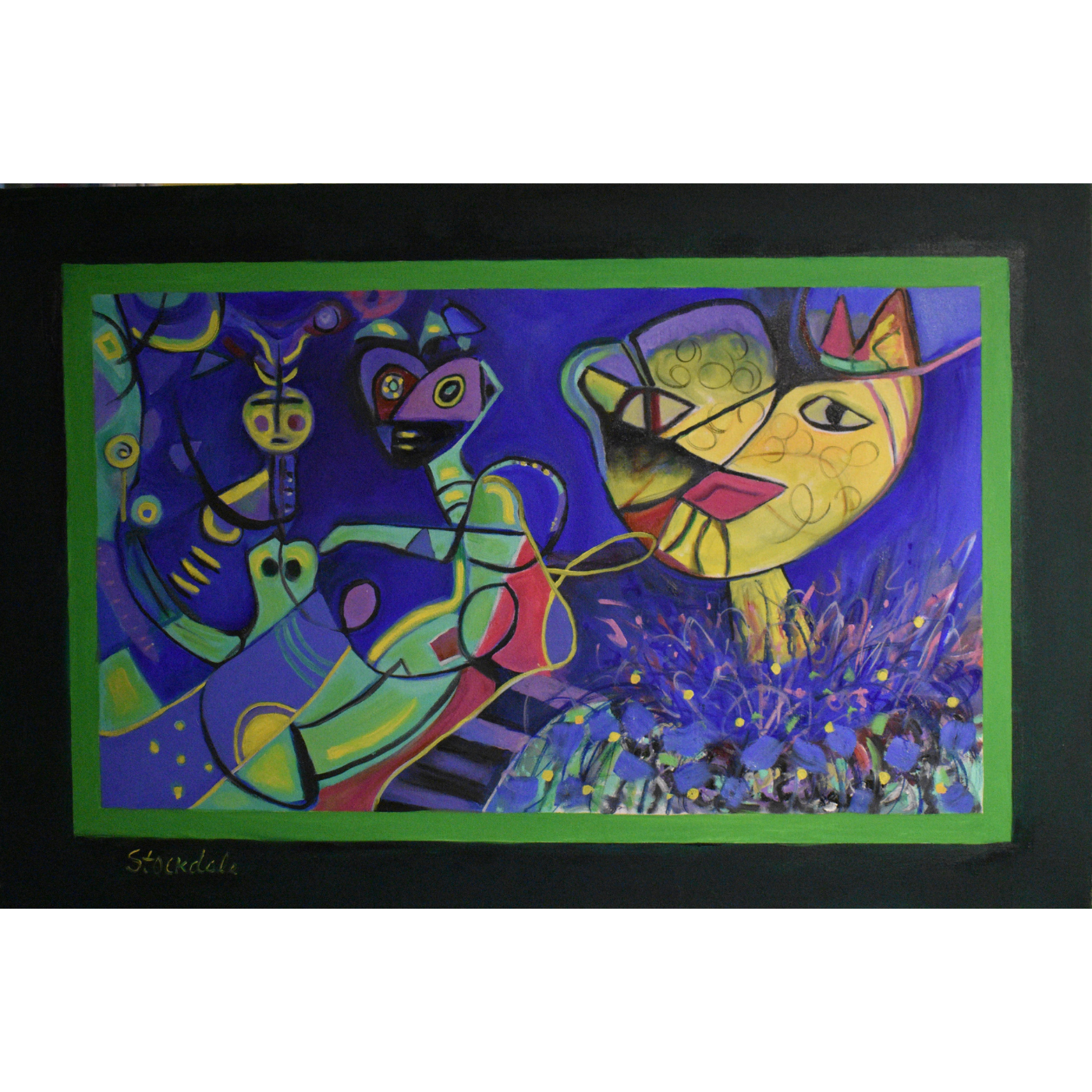 Planetary Visitors 24x36 Oil