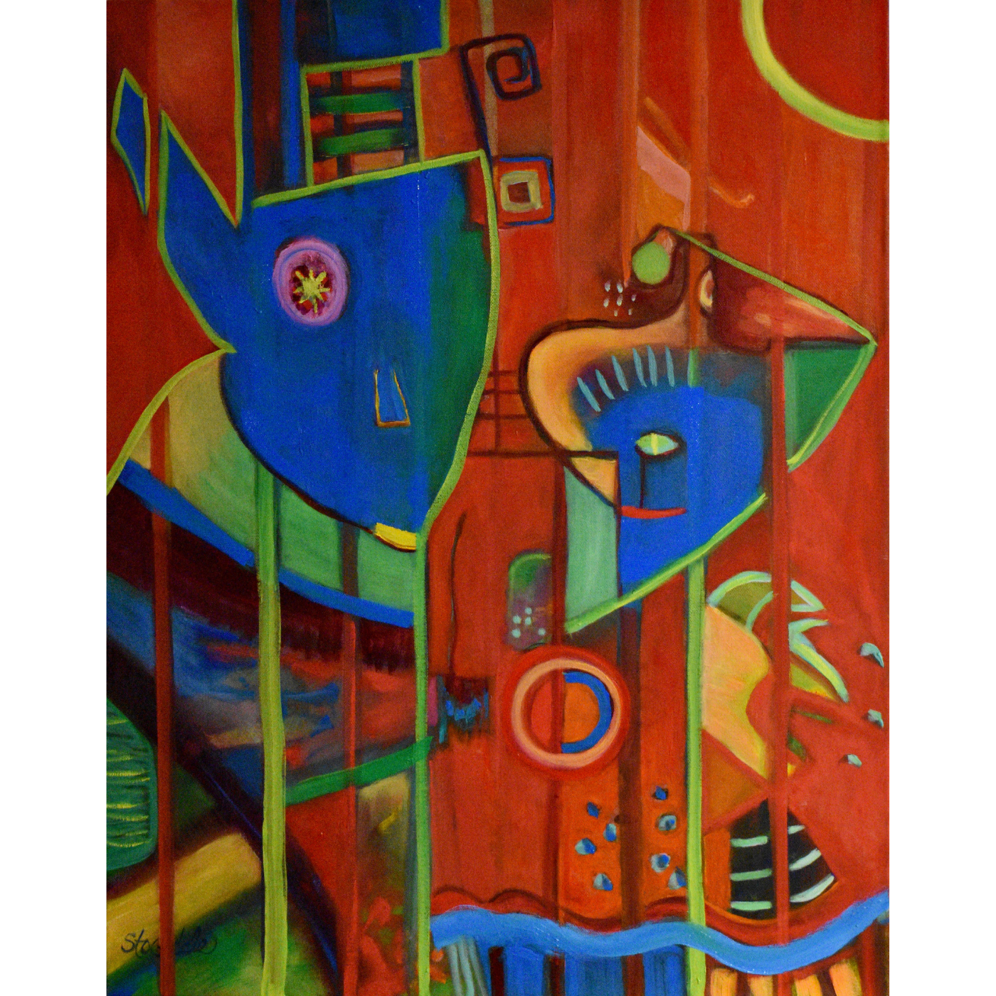 On Fire for Your Love 28x22  Oil