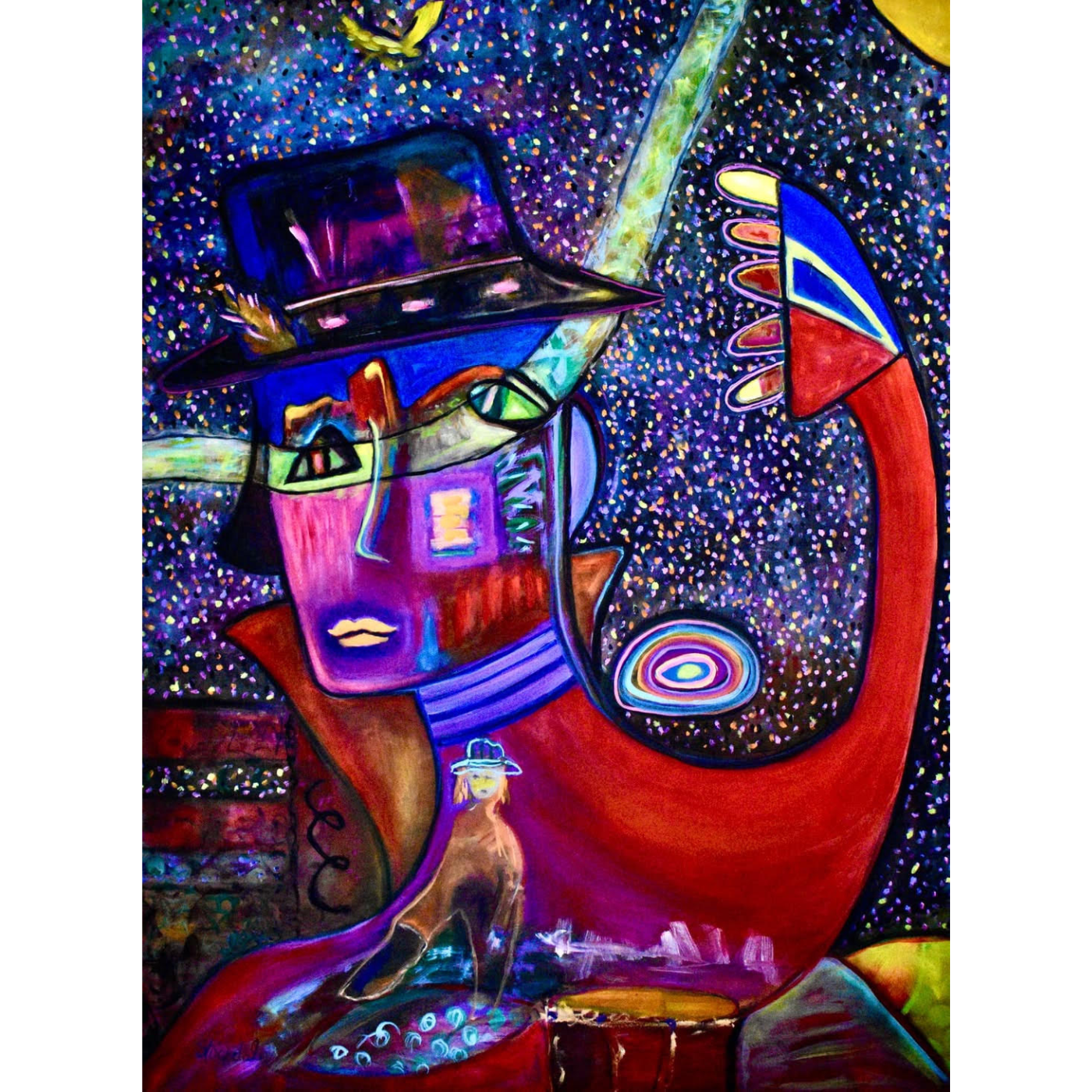 Magical Night Life 40x30 Oil