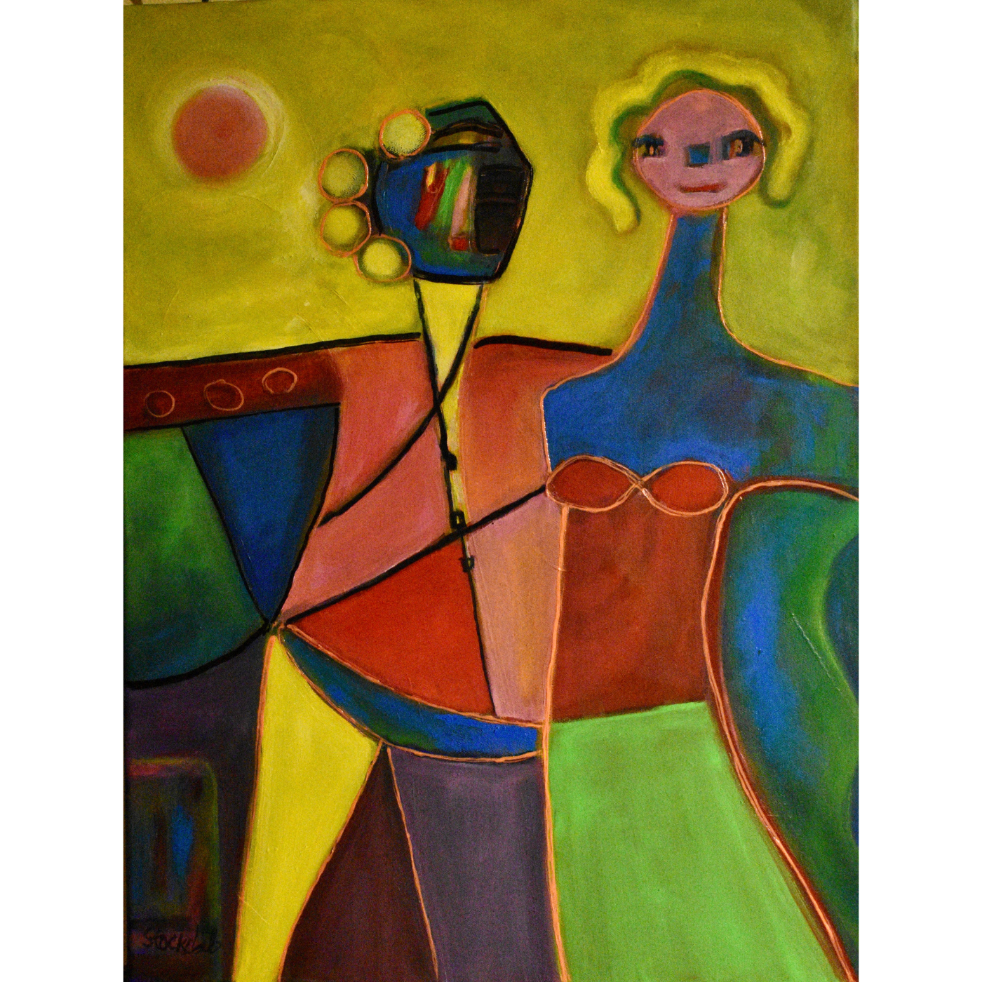 Arlene and Sammy 24x18 Oil