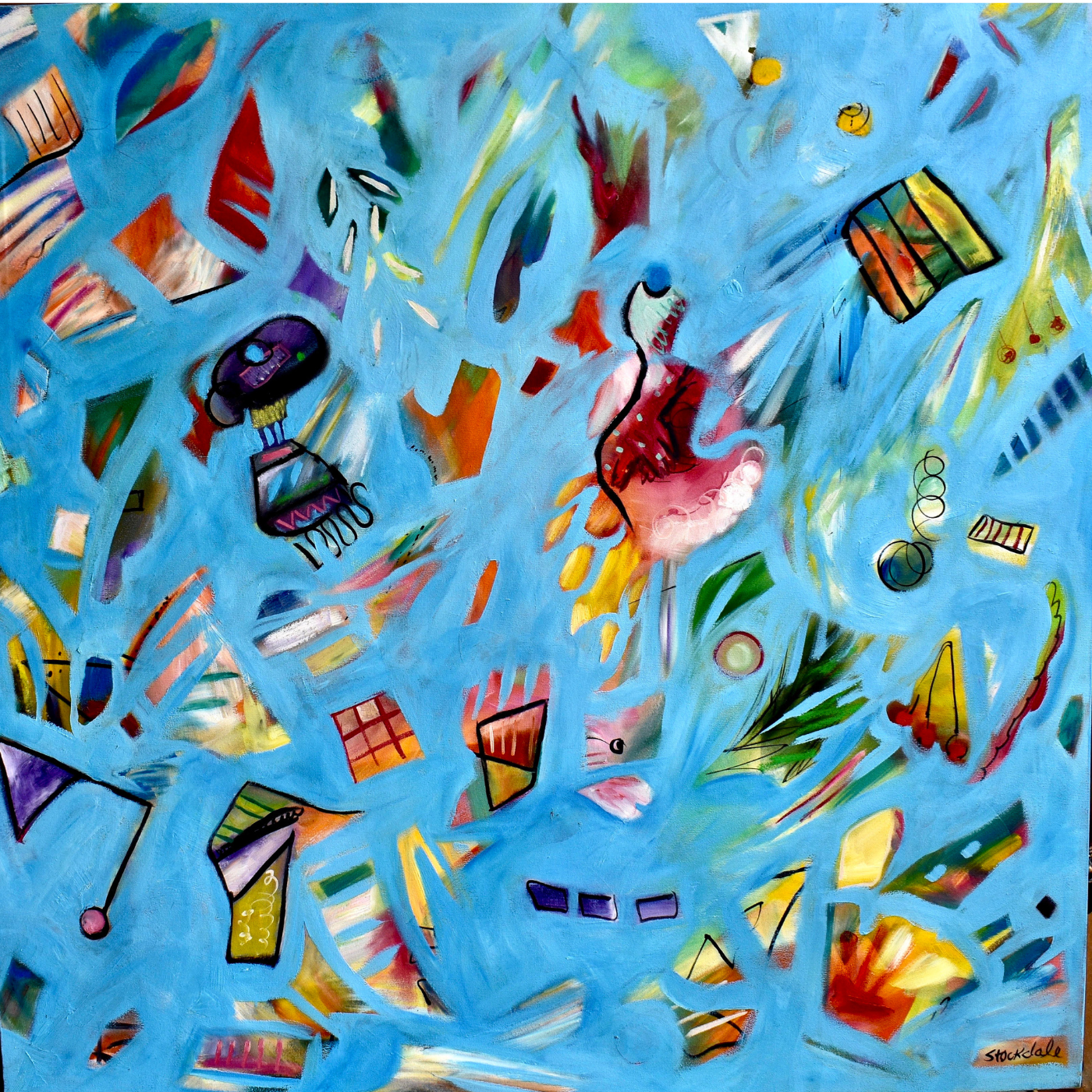 Blue Breeze 30x30 Oil