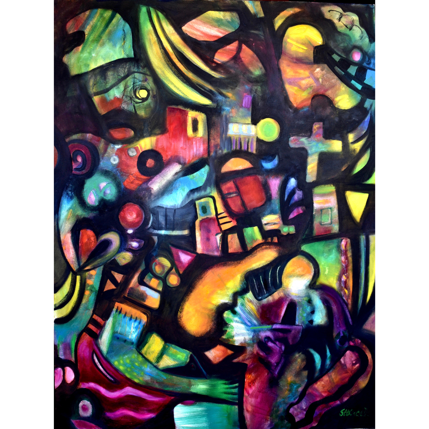 Tarolite Blues 40x30 Oil