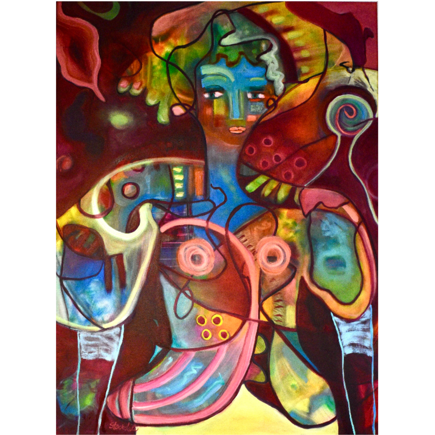 Queen of Hearts 40 x 30 Oil