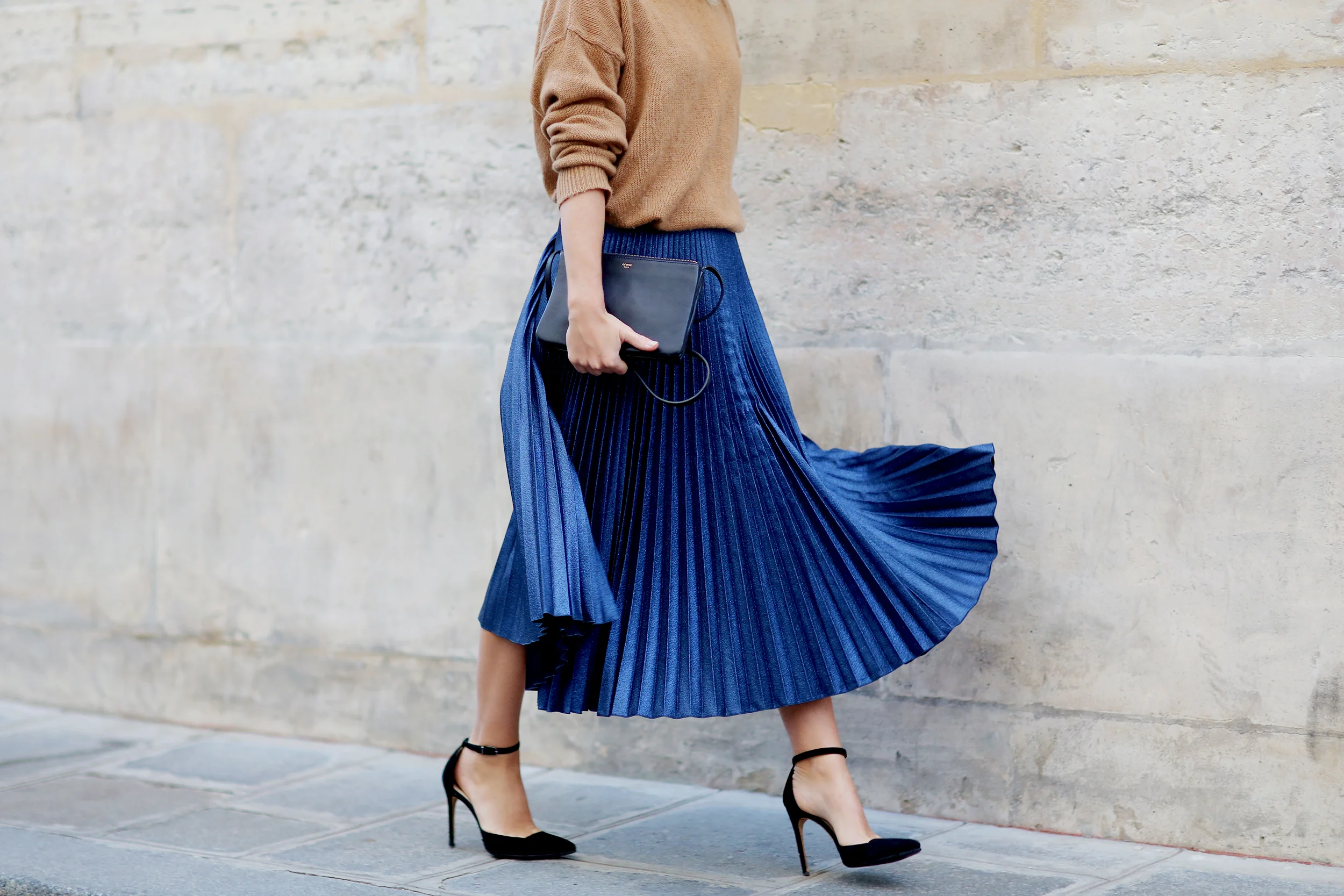 Paris is all about the Cobalt Pleats