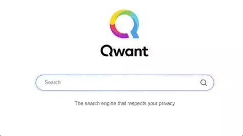 A screenshot of the Qwant launch page