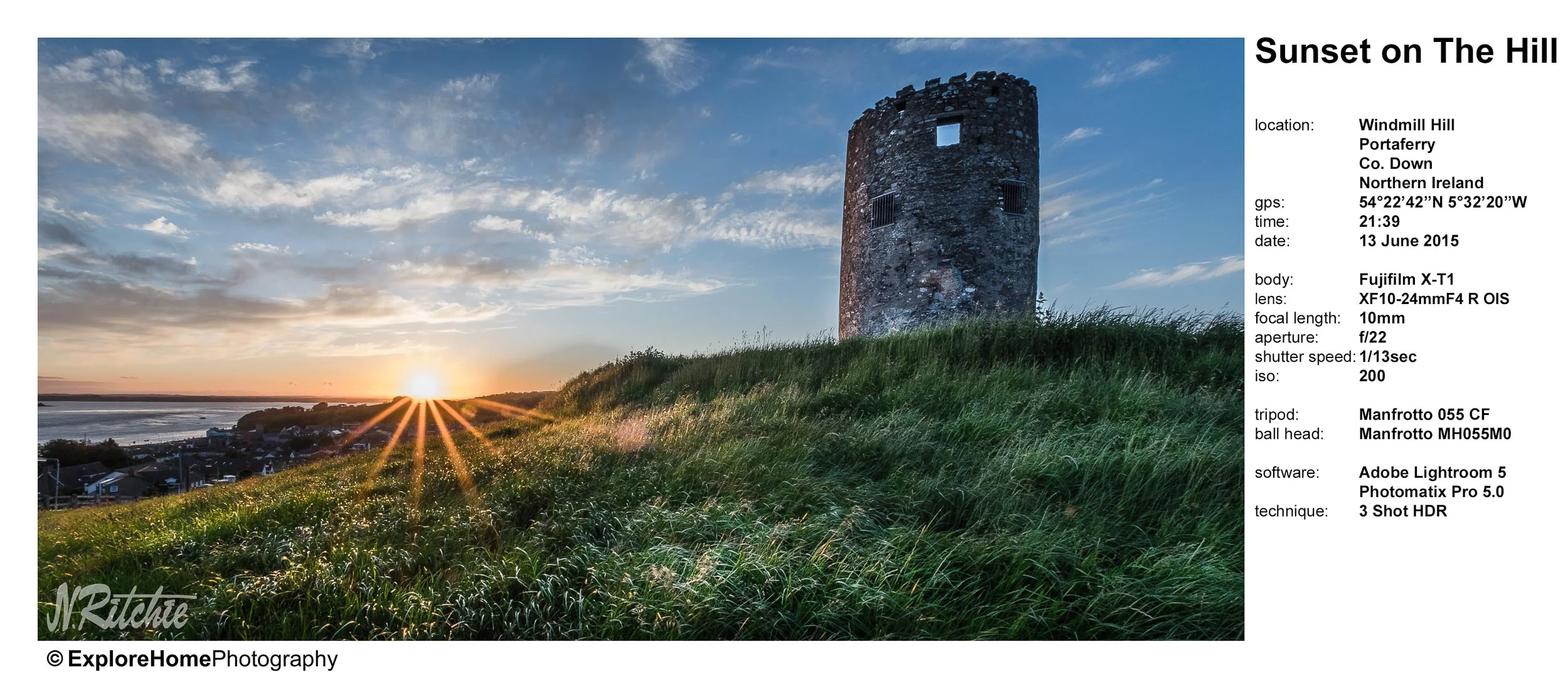 Sunset on The Hill
