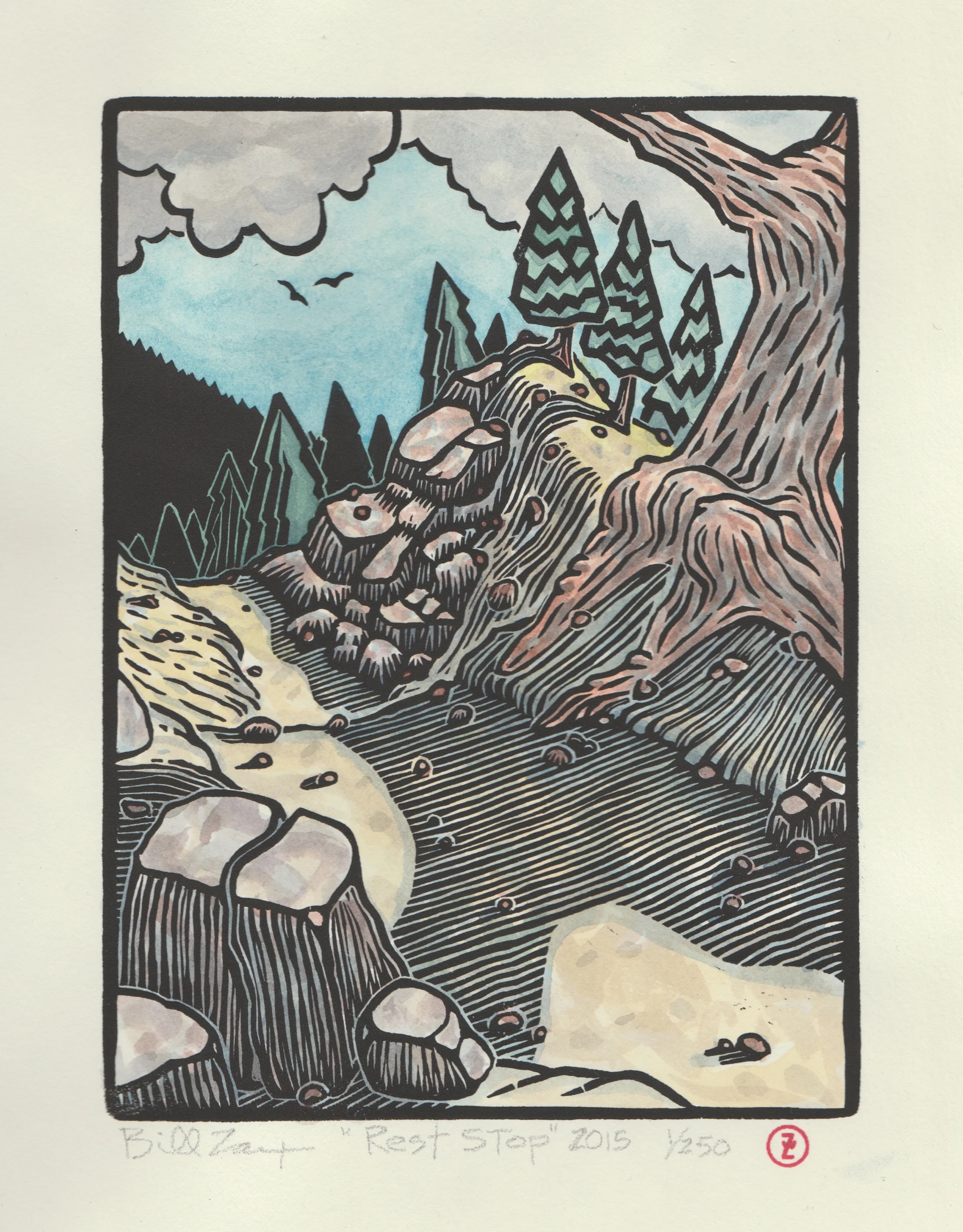 Rest Stop - 8" x 6"