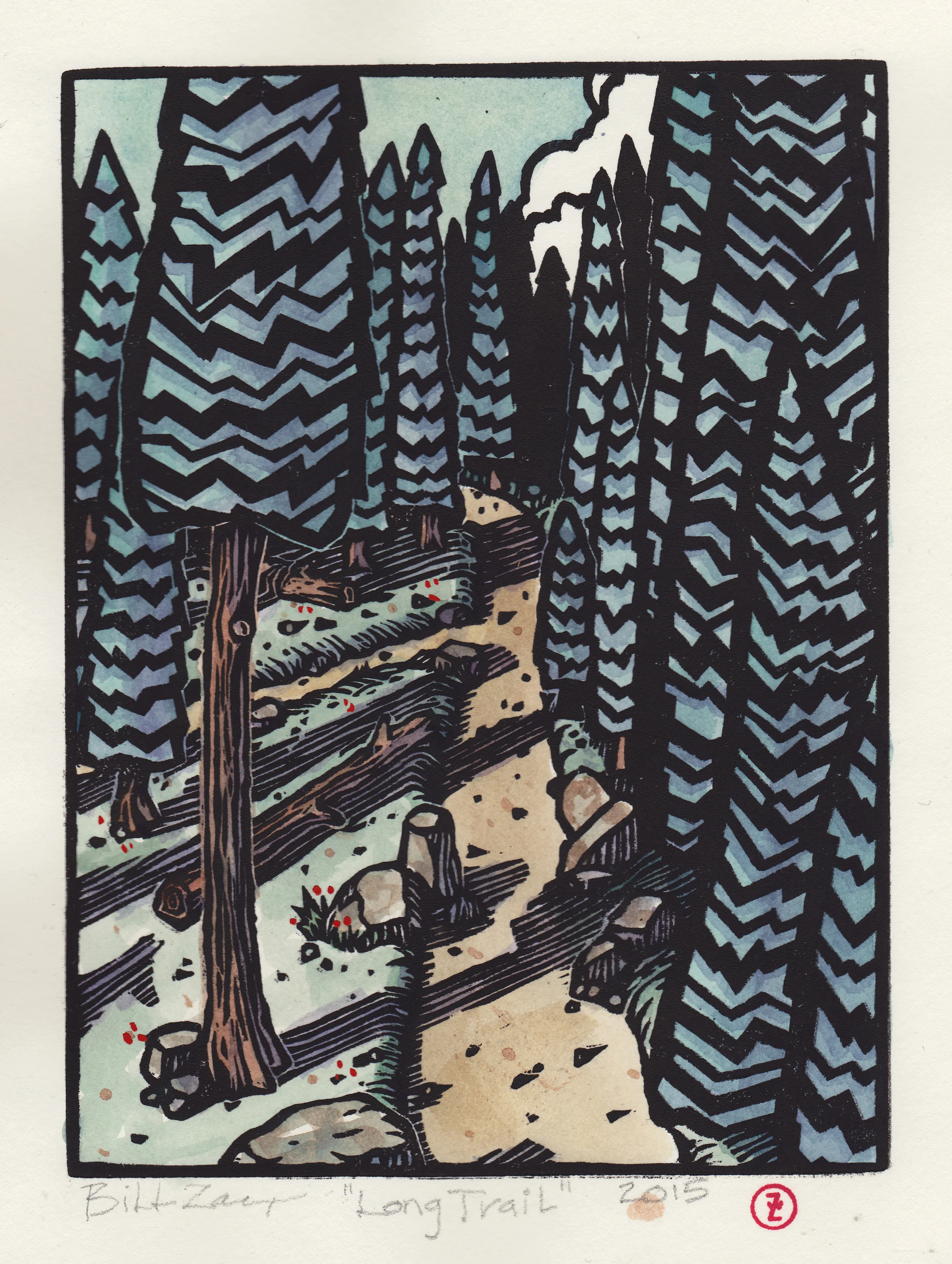 Long Trail - 8" x 6"