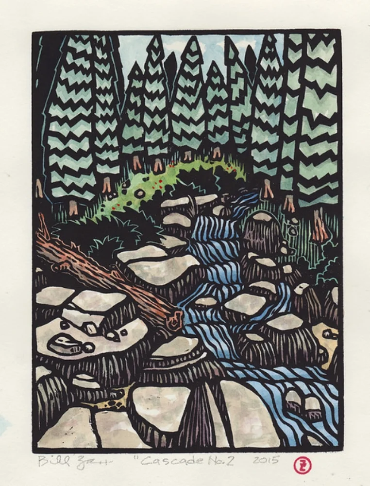 Cascade #2 - 8" x 6"