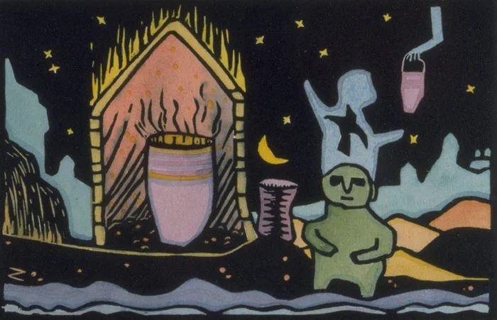 Riverman - 4" x 6"